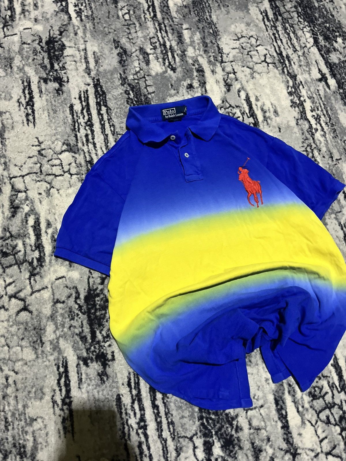 Polo Ralph Lauren RARE Vintage Polo Ralph Lauren "Sunset" / Gradient Big Pony Size US L / EU 52-54 / 3 - 3 Thumbnail