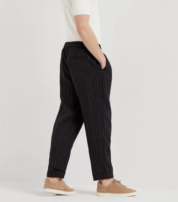 Brunello Cucinelli o1la1rc1a0425 Pants in Black Size US 34 / EU 50 - 3 Thumbnail