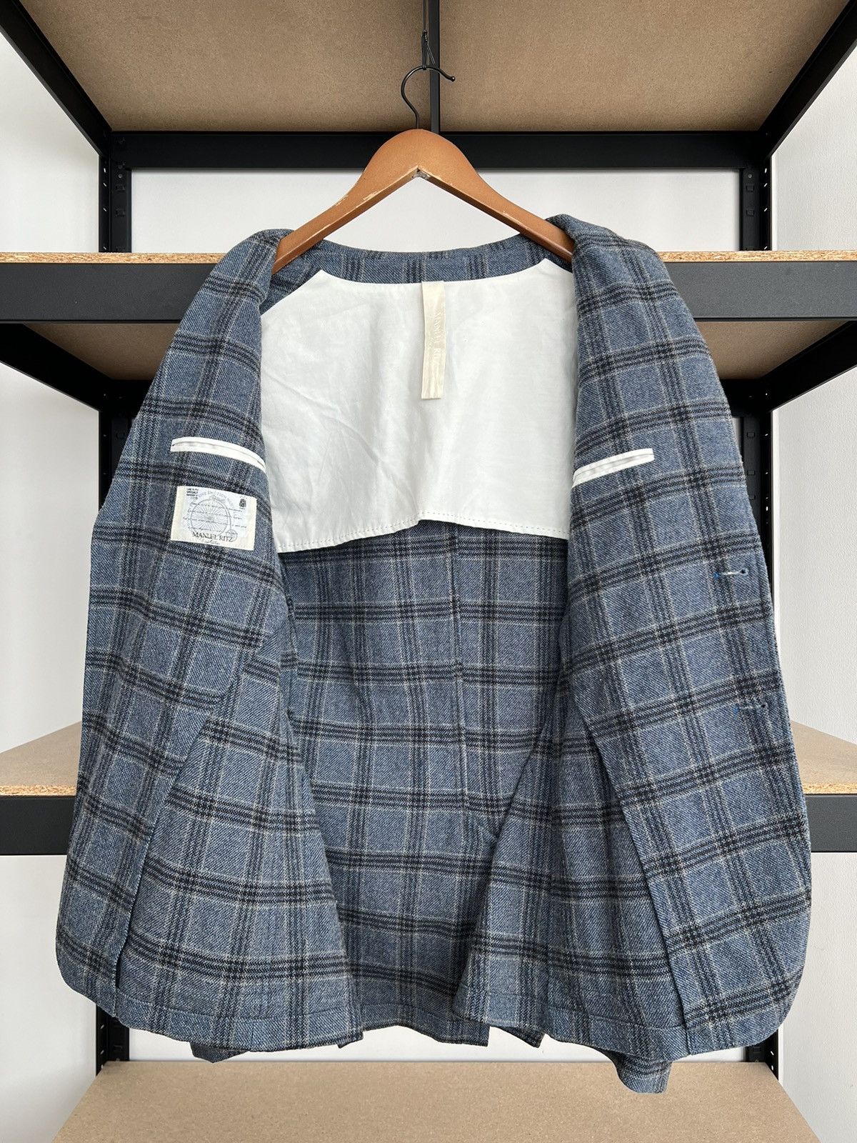 Manuel Ritz Manuel Ritz Cotton Wool Blazer Sz 50 Size 50R - 4 Thumbnail