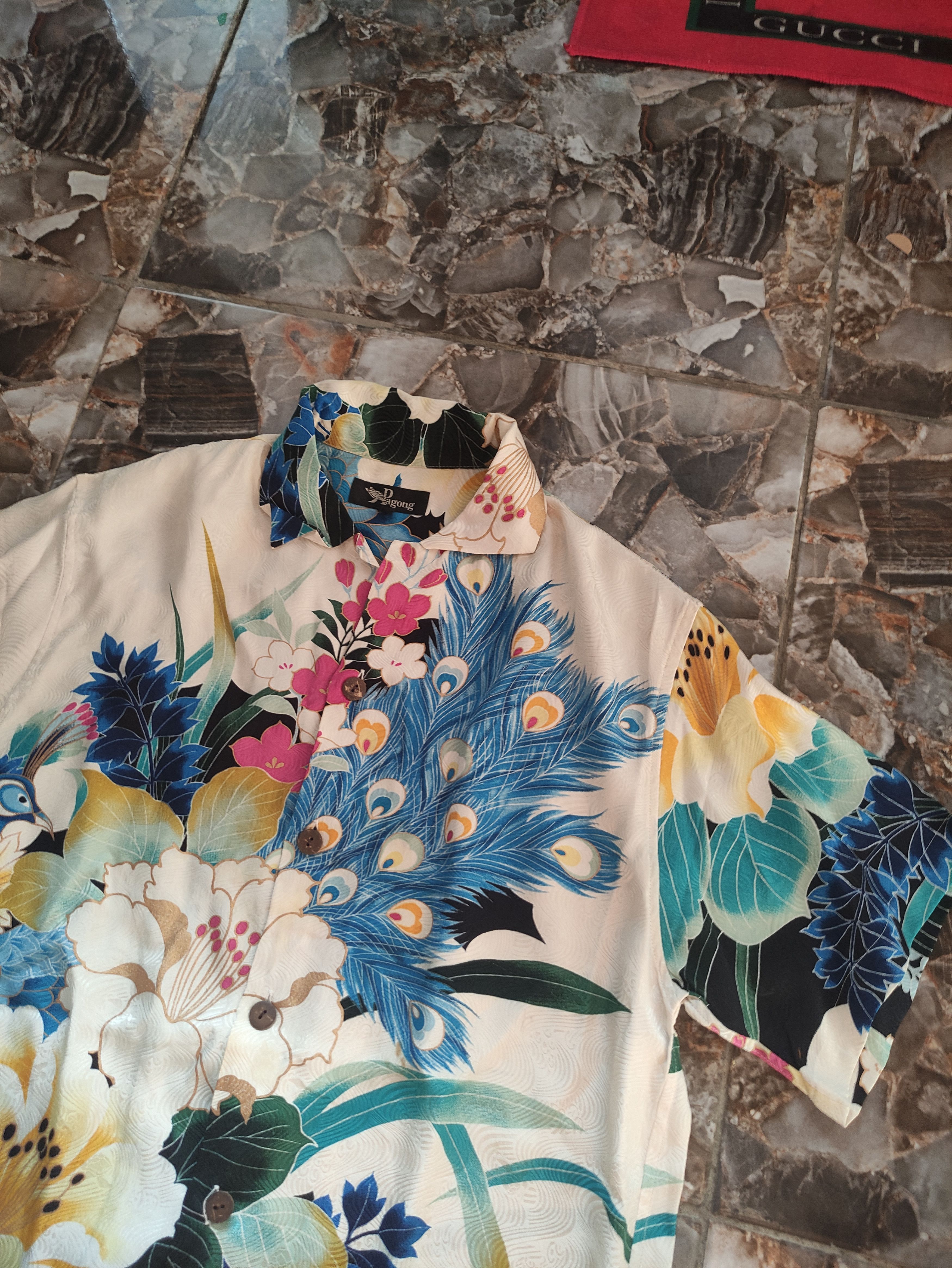 Japanese Brand × Sun Surf × Toyo Enterprises ✅ NEED GONE✅ Pagong Kyoto flowers silk shirt Size US M / EU 48-50 / 2 - 3 Thumbnail