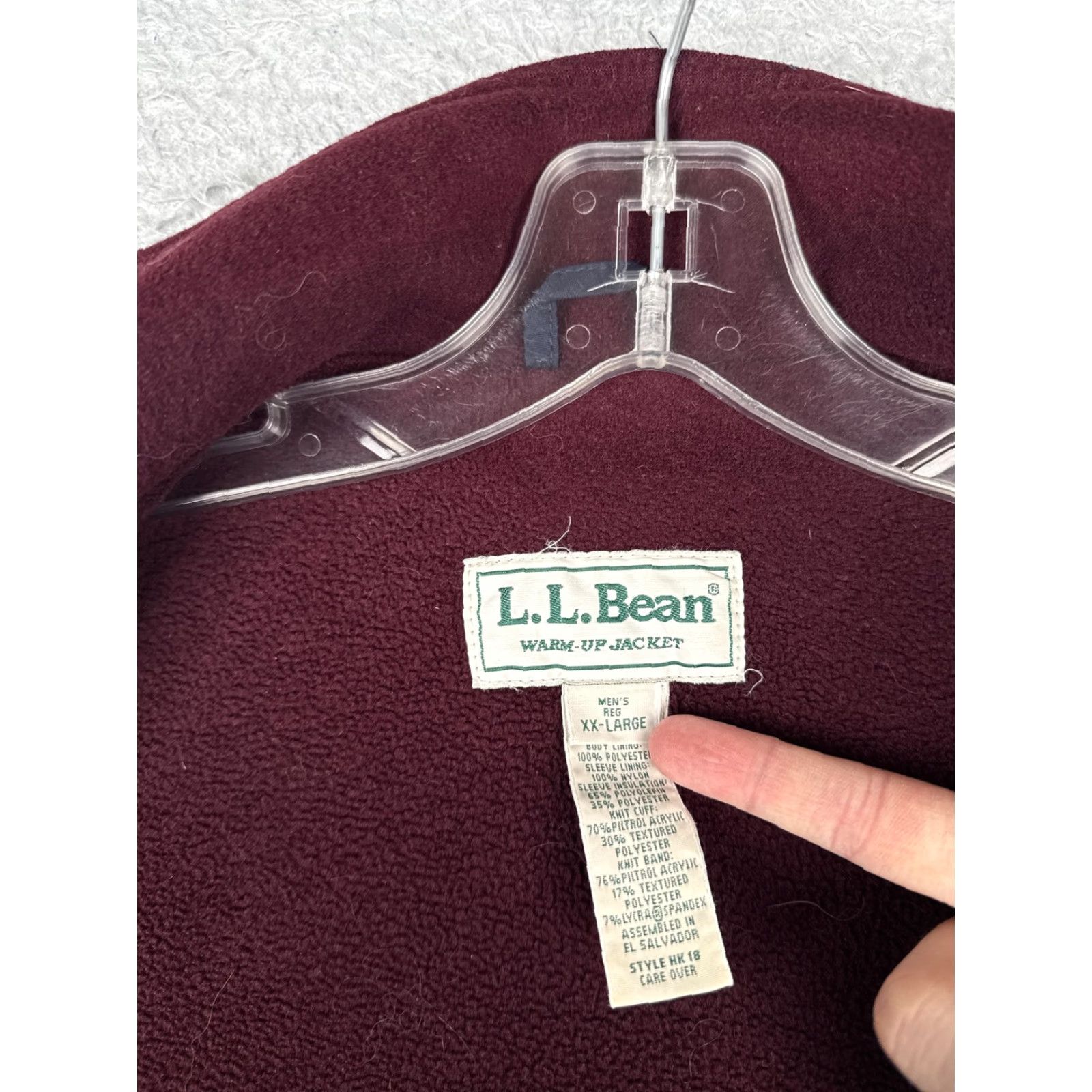 Vintage VINTAGE L.L.Bean Jacket Mens 2XL Navy Full Zip Bomber Pocket Inner Pocket Lining Polyester HX18 Comfort Outdoor Size US XXL / EU 58 / 5 - 3 Thumbnail