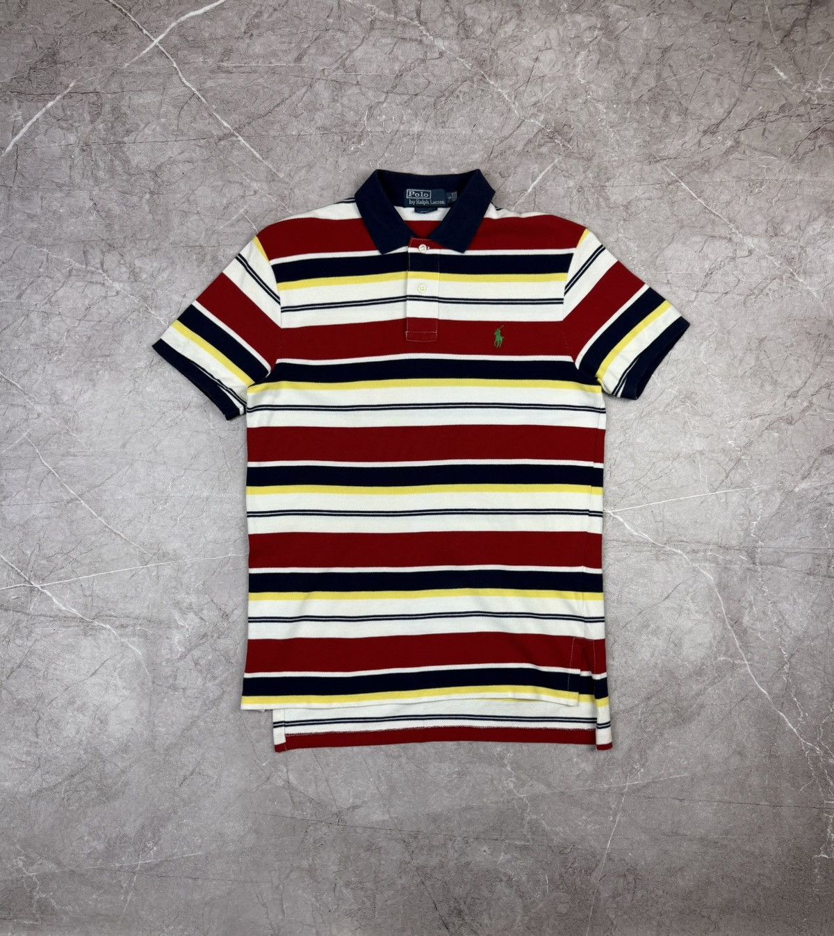Polo Ralph Lauren Vintage 90s Y2K Polo Ralph Lauren Striped Polo Shirt Size US S / EU 44-46 / 1 - 1 Thumbnail