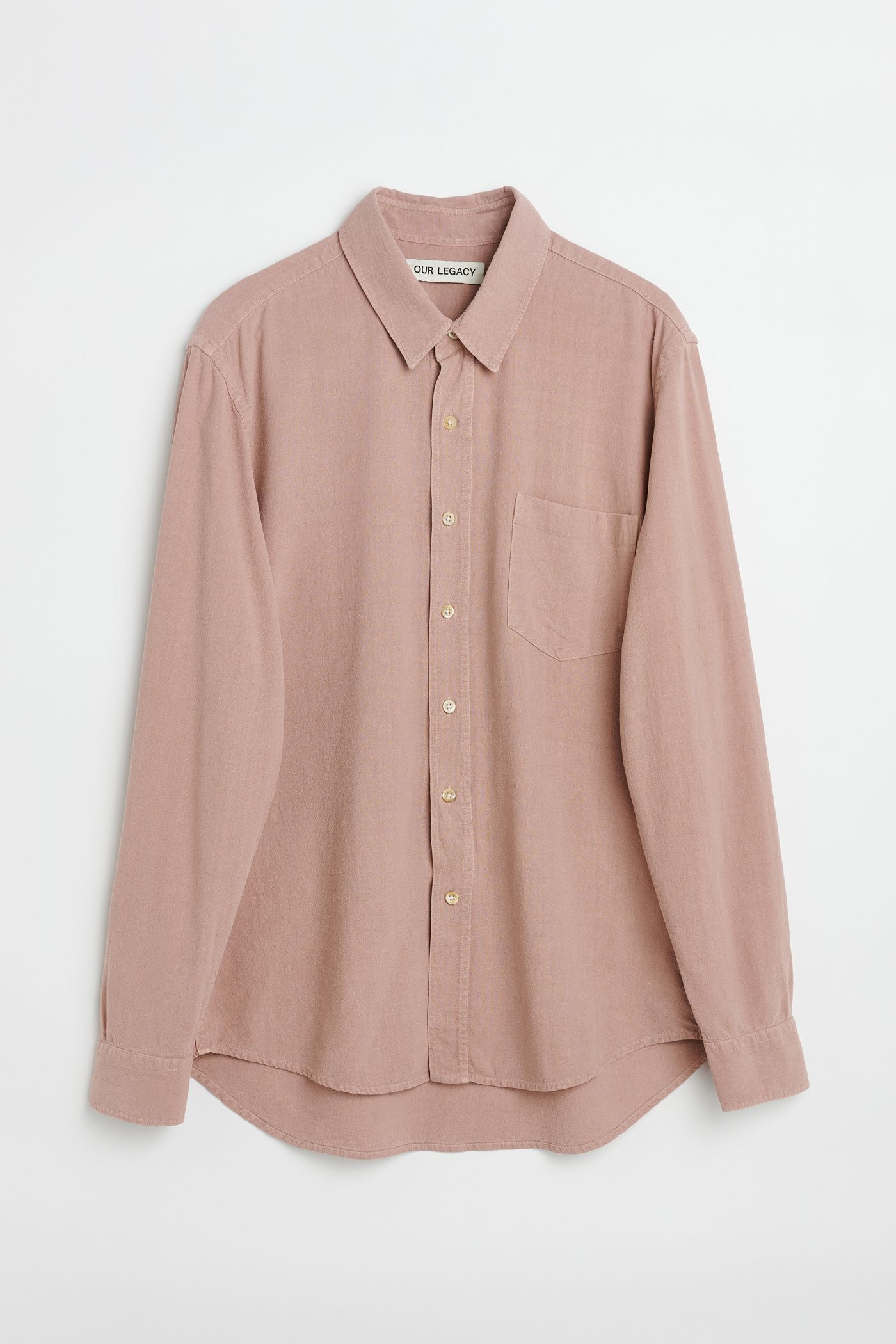 Pre-owned Our Legacy Silk Classic Shirt In Lust Pink