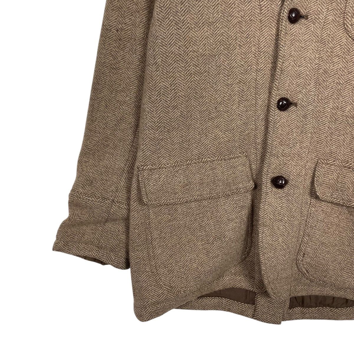 Polo Ralph Lauren Vintage Polo Ralph Lauren Herringbone Wool Jacket Size US L / EU 52-54 / 3 - 3 Thumbnail