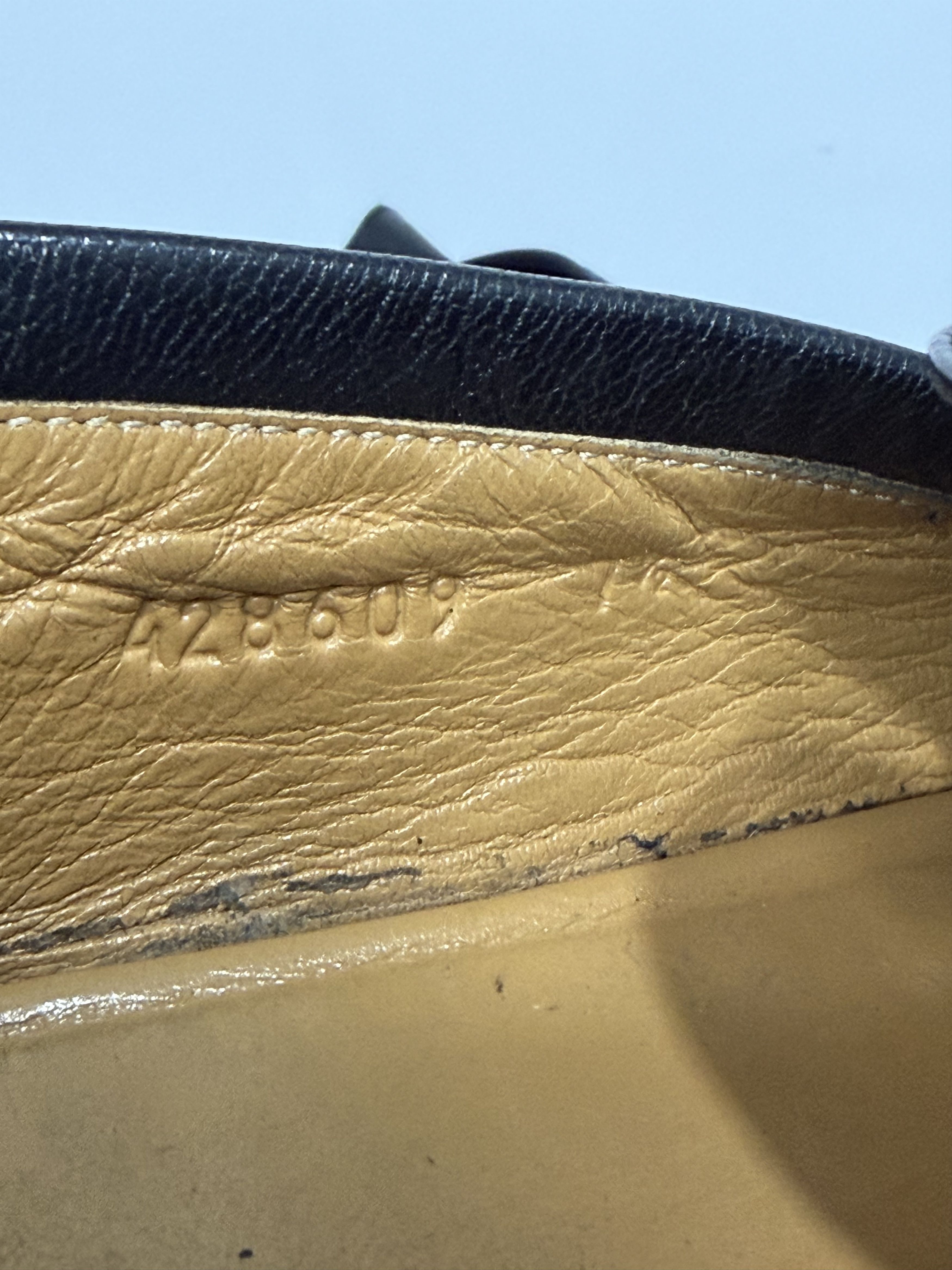 Gucci Gucci Black Leather GG Web Penny Loafers Size US 8.5 / EU 41-42 - 7 Thumbnail