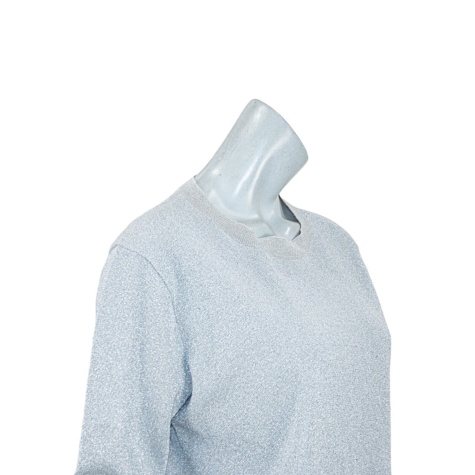 J.Crew J.Crew Collection Metallic sparkle Crew Pullover gray Small Size S / US 4 / IT 40 - 10 Thumbnail
