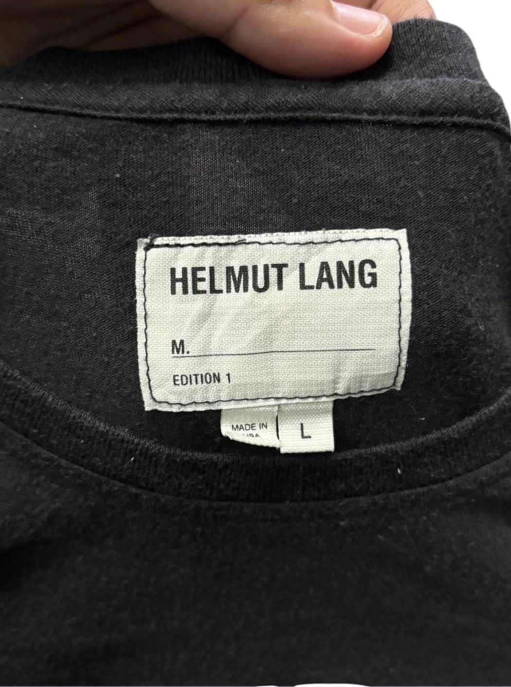 Helmut Lang 💸BINDING OFFER💸VINTAGE HELMUT LANG TSHIRT TEE🔥 Size US L / EU 52-54 / 3 - 15 Thumbnail
