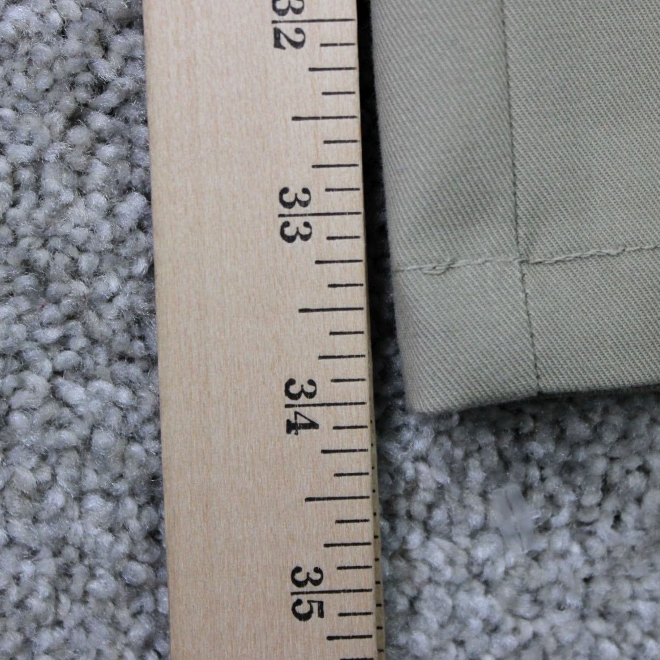 Dockers DOCKERS Pants Mens 36x34 Beige Flat Front Khaki Classic Fit NWT Size US 36 / EU 52 - 4 Thumbnail
