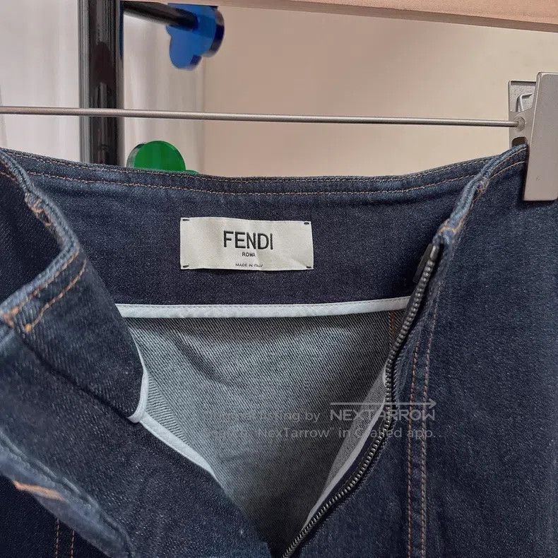 Fendi Fendi Denim skirt Size 26" / US 2 / IT 38 - 3 Thumbnail