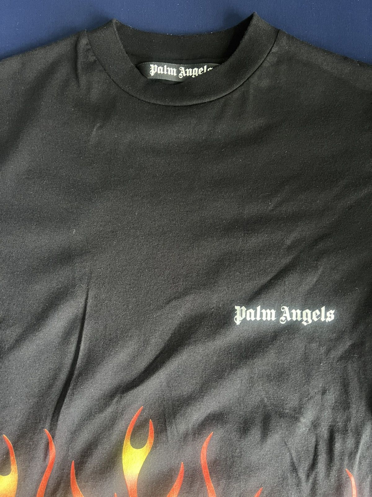 Palm Angels Palm Angels ‘Fire Flames’ T-Shirt Size US XS / EU 42 / 0 - 3 Thumbnail