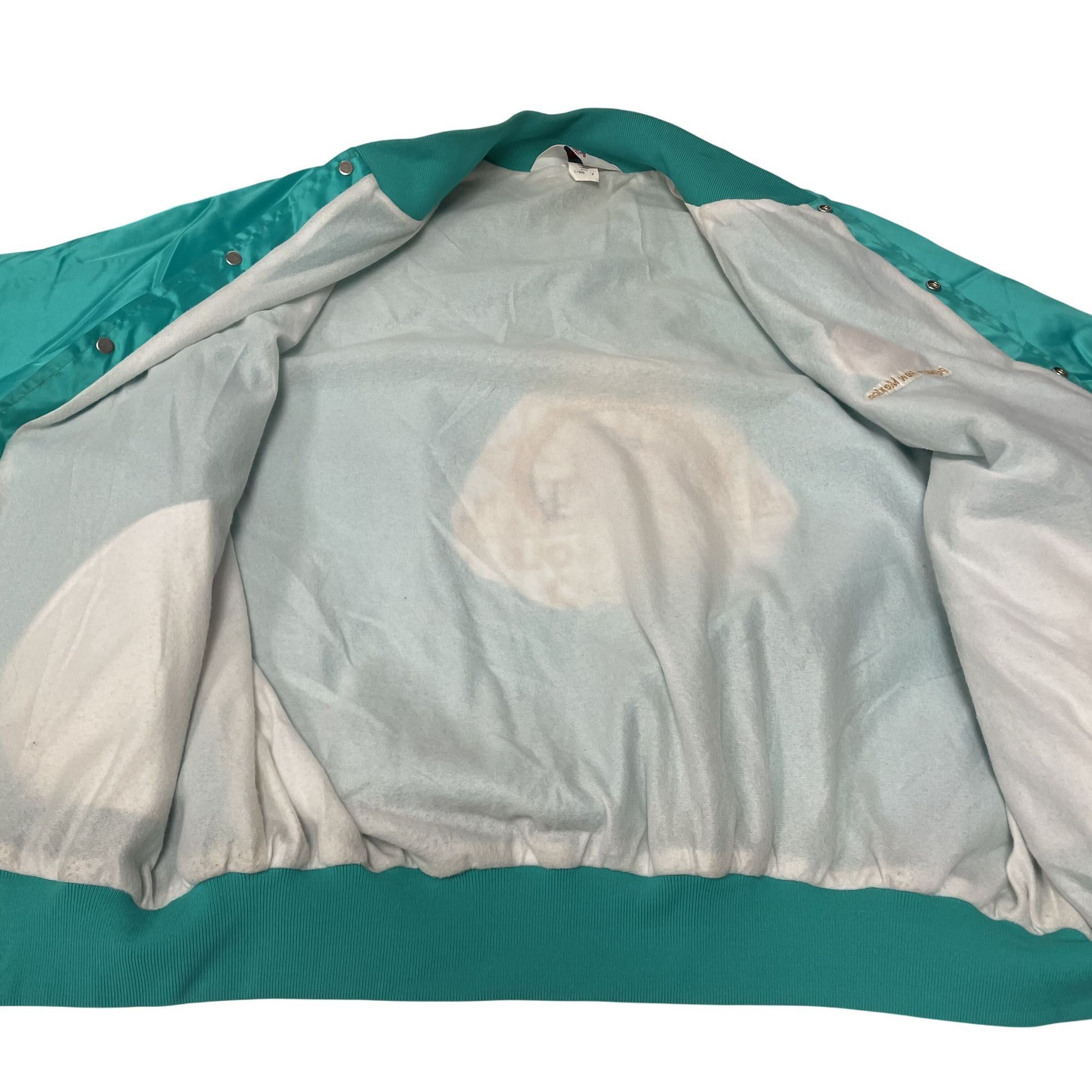 Other Vtg West Ark SHINY Teal Bomber Cities of Gold Casino Jacket Size US XXL / EU 58 / 5 - 11 Thumbnail