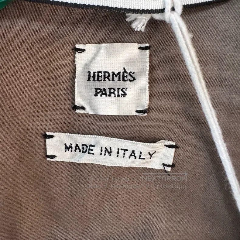 Hermes Hermes Elephant Grey Workwear Short Sleeve Dress Size XS / US 0-2 / IT 36-38 - 5 Thumbnail