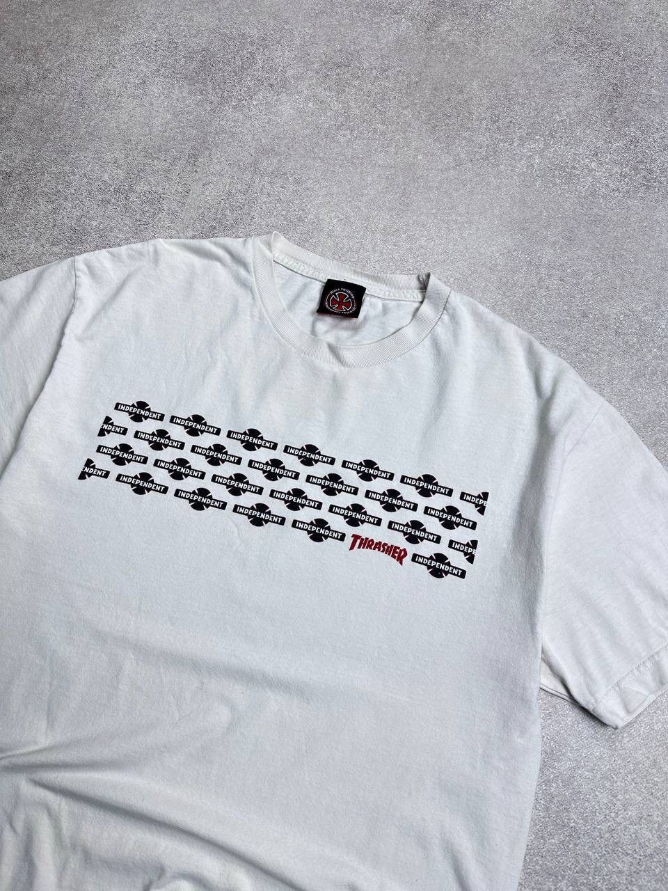 Independent Truck Co. × Thrasher × Vintage Vintage Thrasher x Independent Truck Co Boxy T-shirt Y2K L Size US L / EU 52-54 / 3 - 3 Thumbnail