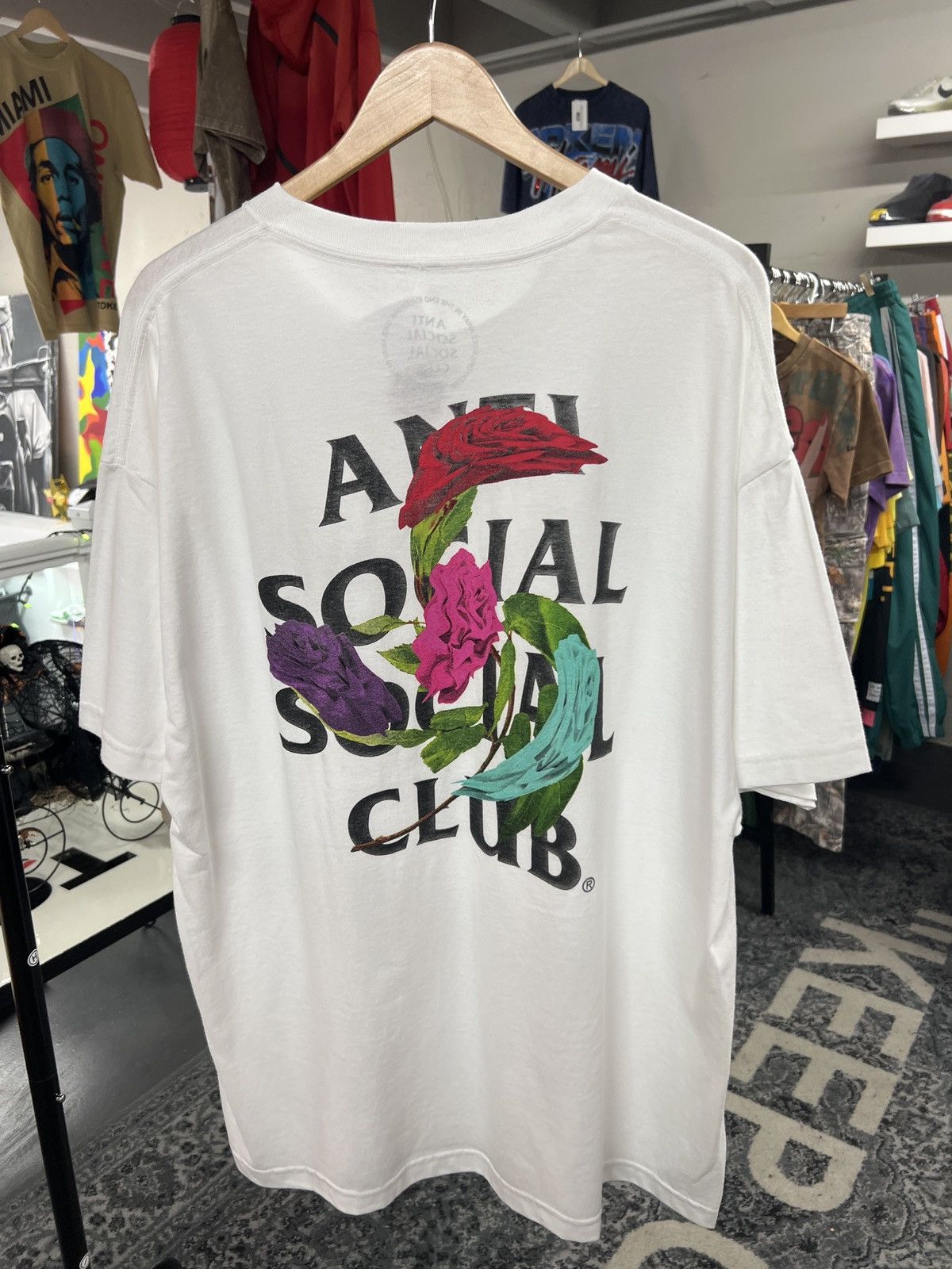 Anti Social Social Club Anti Social Social Club Thorns Tee “White” Size US XXL / EU 58 / 5 - 3 Thumbnail