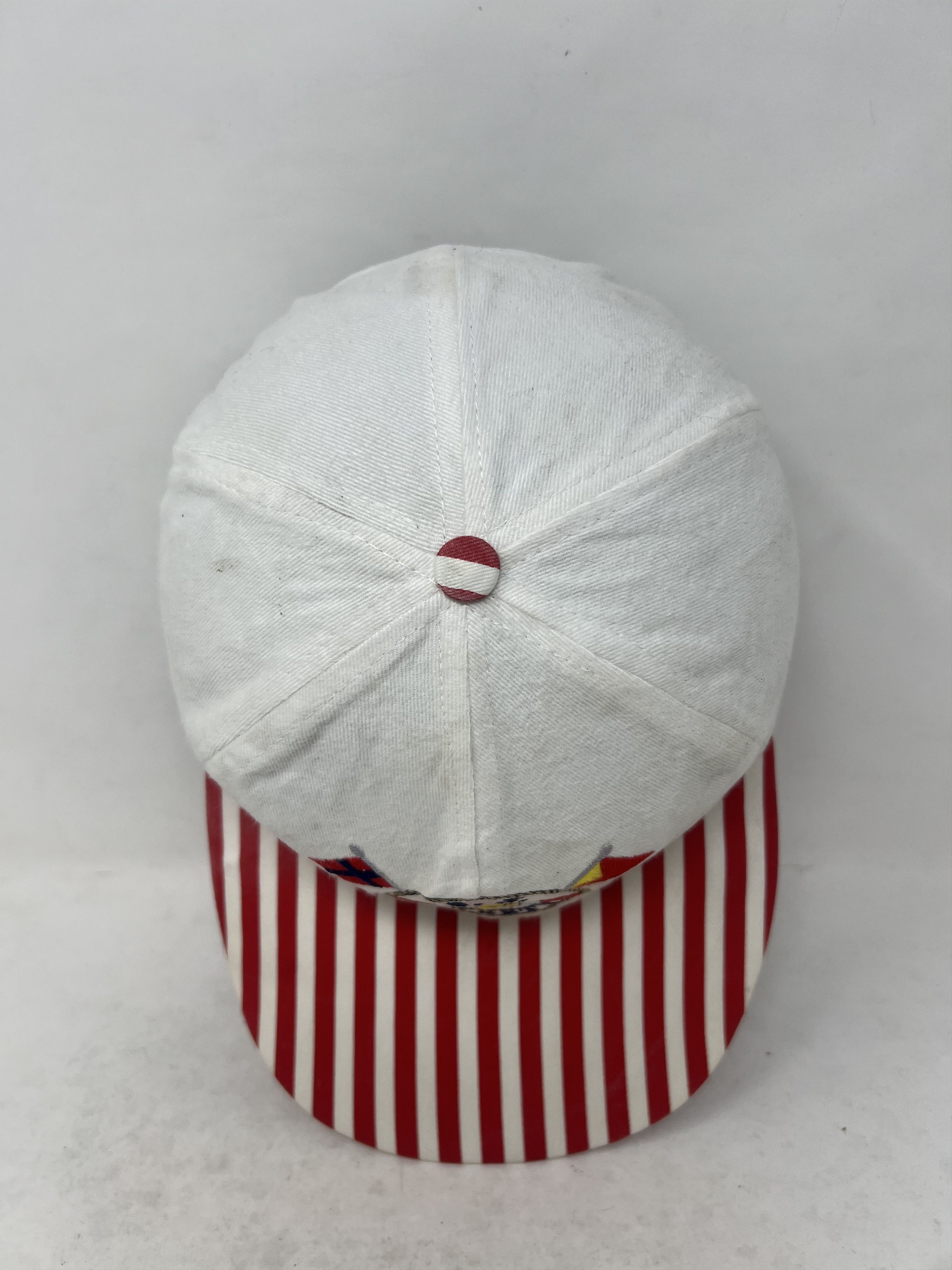 Vintage Vintage Looney Tunes Tweety Bird Striped Brim Hat Size ONE SIZE - 6 Thumbnail