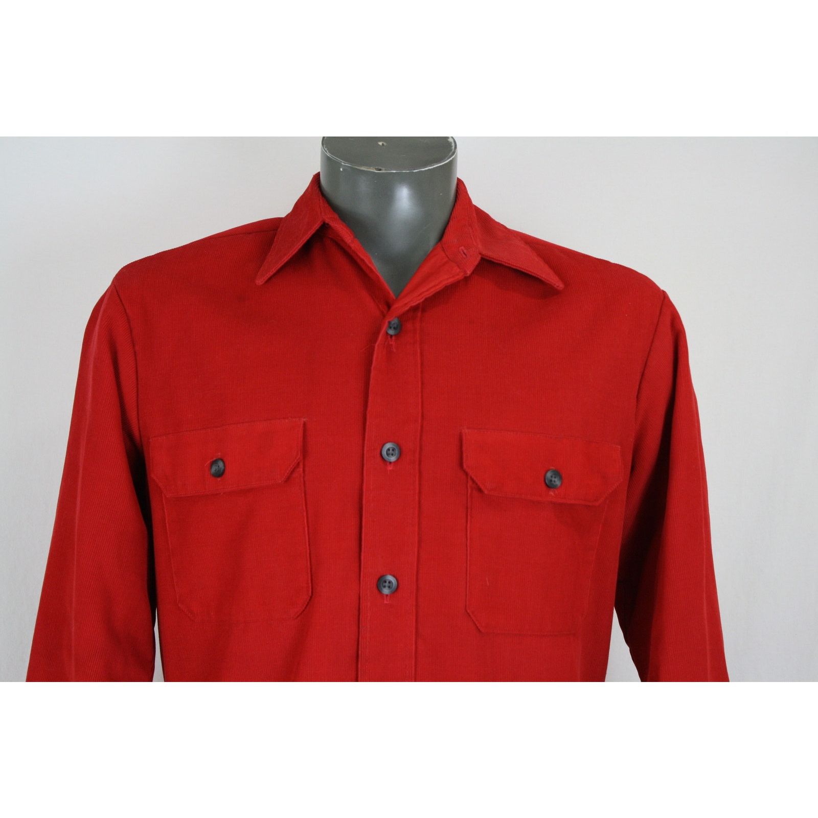 Sears × Vintage Vintage Sears Corduroy Quilted Lined Button Up Shirt Jacket Size US M / EU 48-50 / 2 - 2 Thumbnail