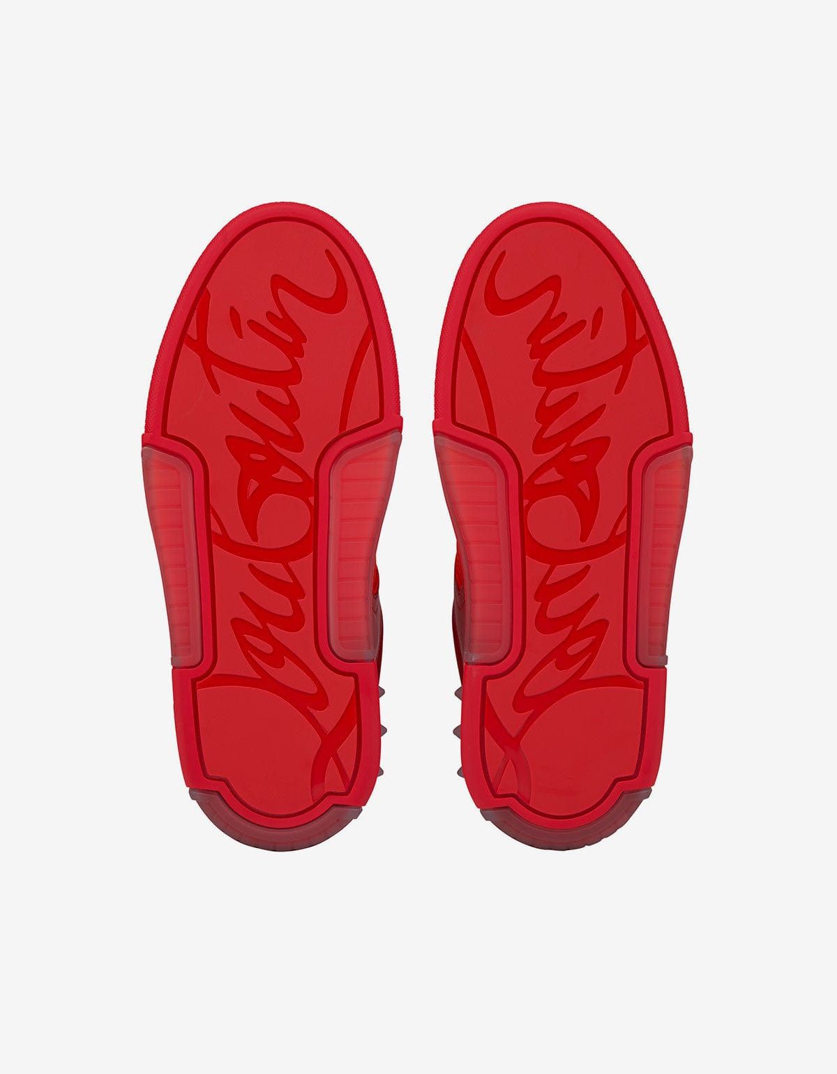Christian Louboutin Christian Louboutin Astroloubi Red Trainers Size US 8 / EU 41 - 4 Thumbnail