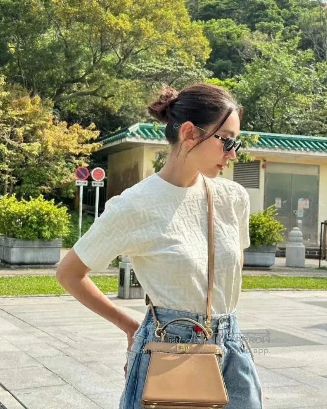 Fendi Fendi White Logo Print Knit Top. Size S / US 4 / IT 40 - 5 Thumbnail