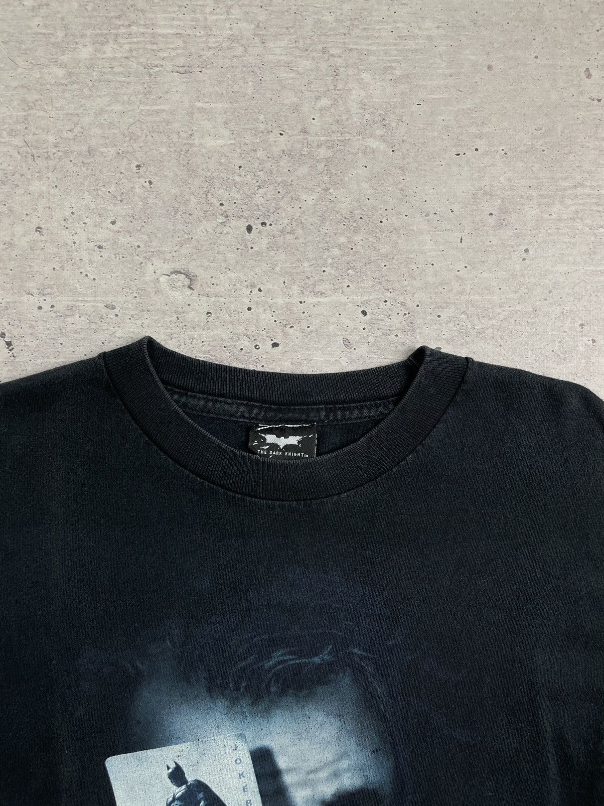 Band Tees × DC Comics × Vintage Vintage Dark Knight Joker Movie T-Shirt Size US S / EU 44-46 / 1 - 4 Thumbnail