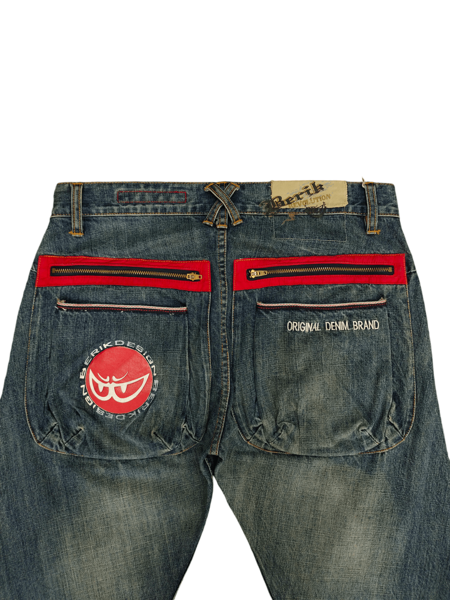 Hysteric Glamour Vintage Y2k Berik Design 3D Pocket Curve Denim Jeans Size US 32 / EU 48 - 11 Thumbnail