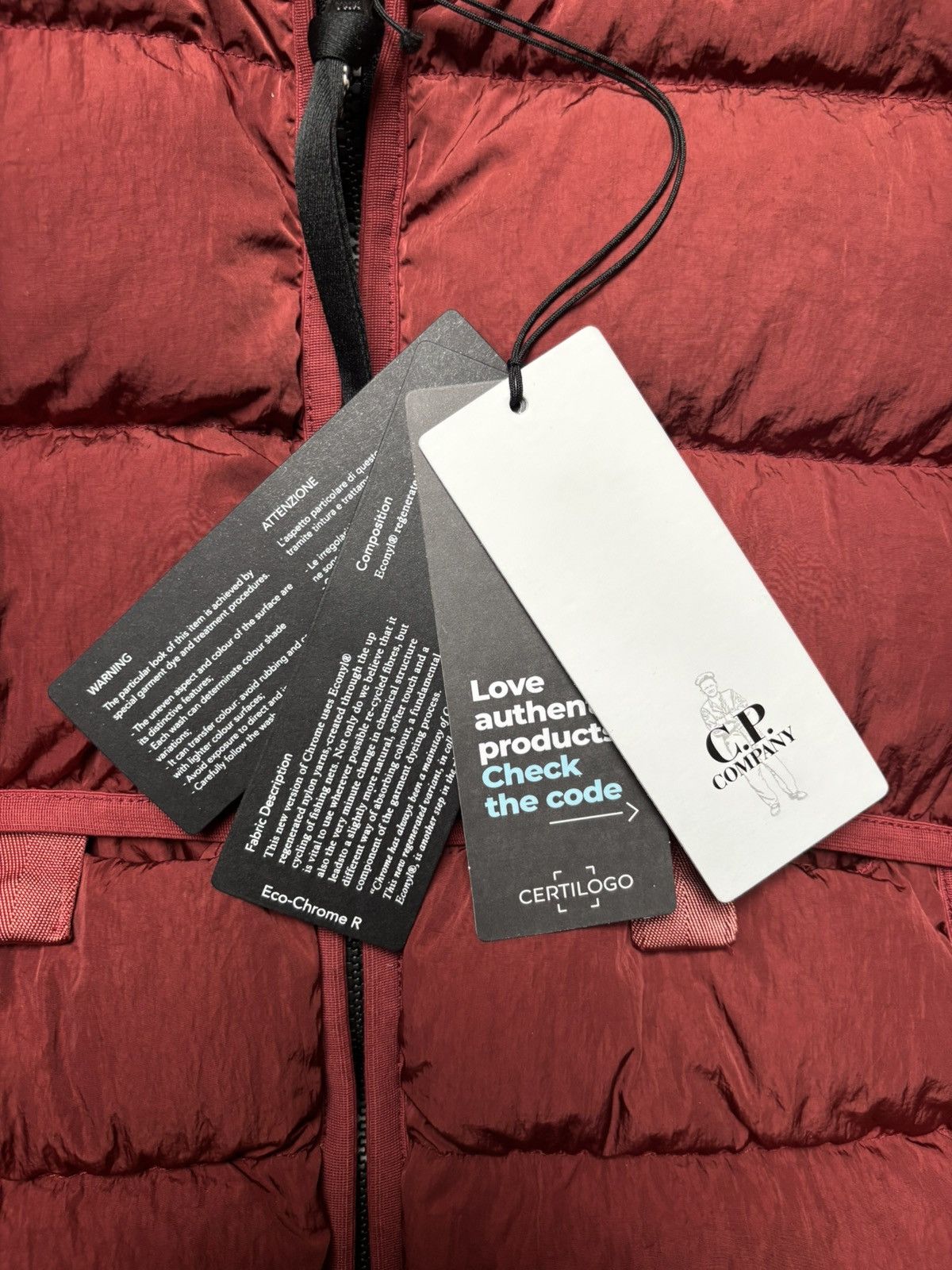 C.P. Company Sleeveless down jacket C.P Company burgundy size 44 size XS Size US XS / EU 42 / 0 - 3 Thumbnail