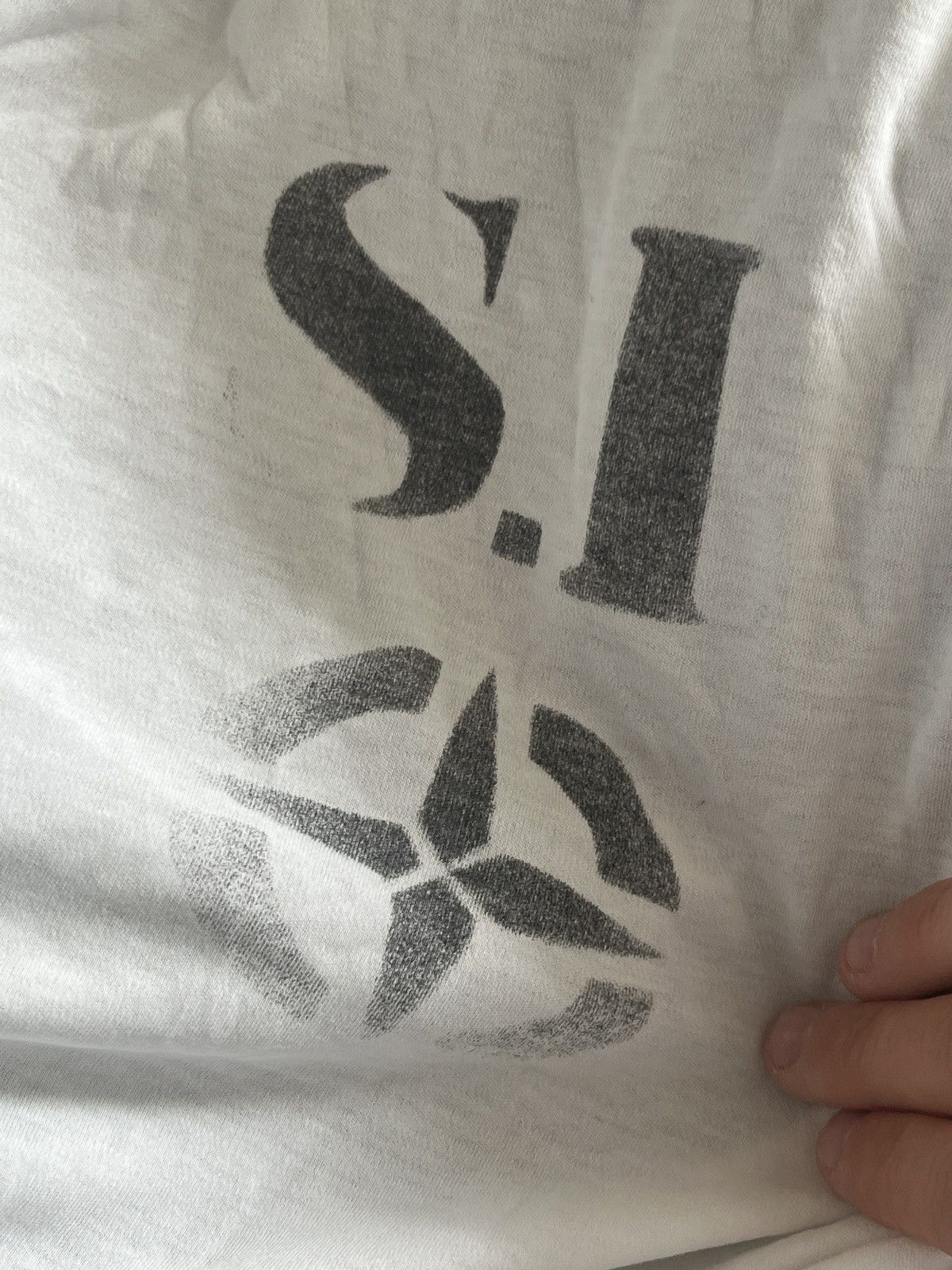 Stone Island Stone Island white graphic summer tee lightweight Size US L / EU 52-54 / 3 - 8 Thumbnail