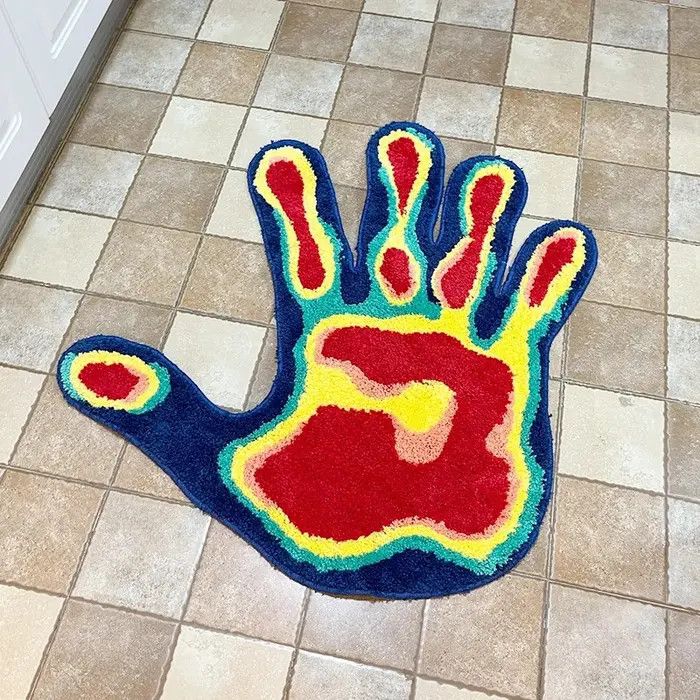 Handmade Anti Slip Fluffy Soft Rugs Size ONE SIZE - 5 Thumbnail