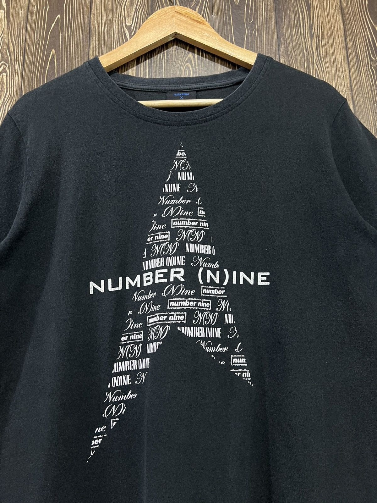 Japanese Brand × Marlboro × Number (N)ine Number Nine x Marlboro Guitar Graphic Tshirt Size US M / EU 48-50 / 2 - 2 Thumbnail