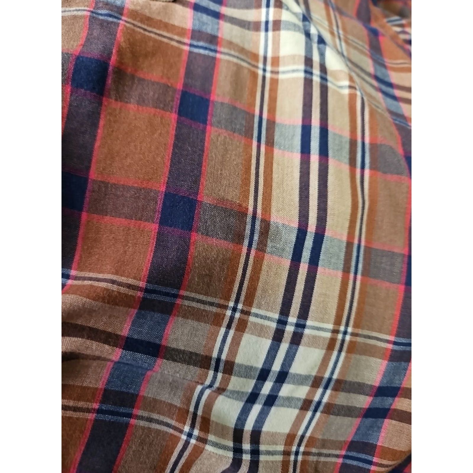 Wrangler Vintage Wrangler Pearl Snap Shirt Mens XL Tails 19-36 Tall Long Sleeve Brown Size US XXL / EU 58 / 5 - 7 Thumbnail