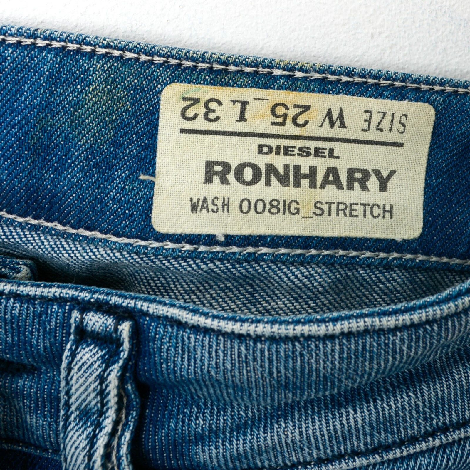 Diesel Industry Ronhary Women W25 L32 Straight Jeans Trousers Denim Size 25" / US 0 / IT 36 - 4 Thumbnail