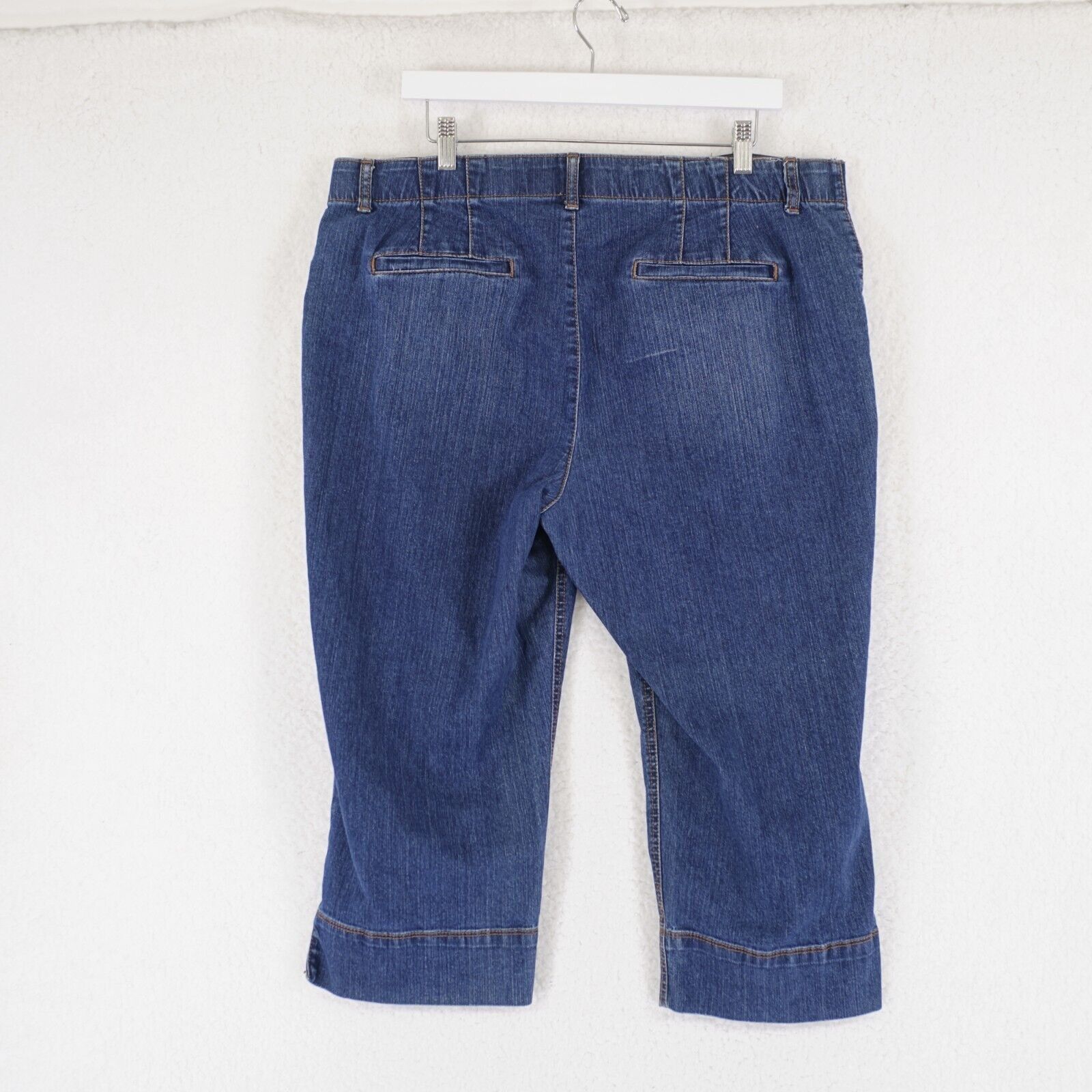 Gloria Vanderbilt Gloria Vanderbilt Capri Denim Elastic Waist Jeans Size 14 Hi Size 36" / US 14 / IT 50 - 5 Thumbnail