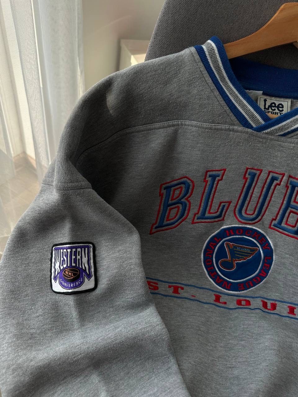 Japanese Brand × Vintage Vintage Blues St.Louis Gray Lee Sports Sweatshirt Size US L / EU 52-54 / 3 - 15 Thumbnail