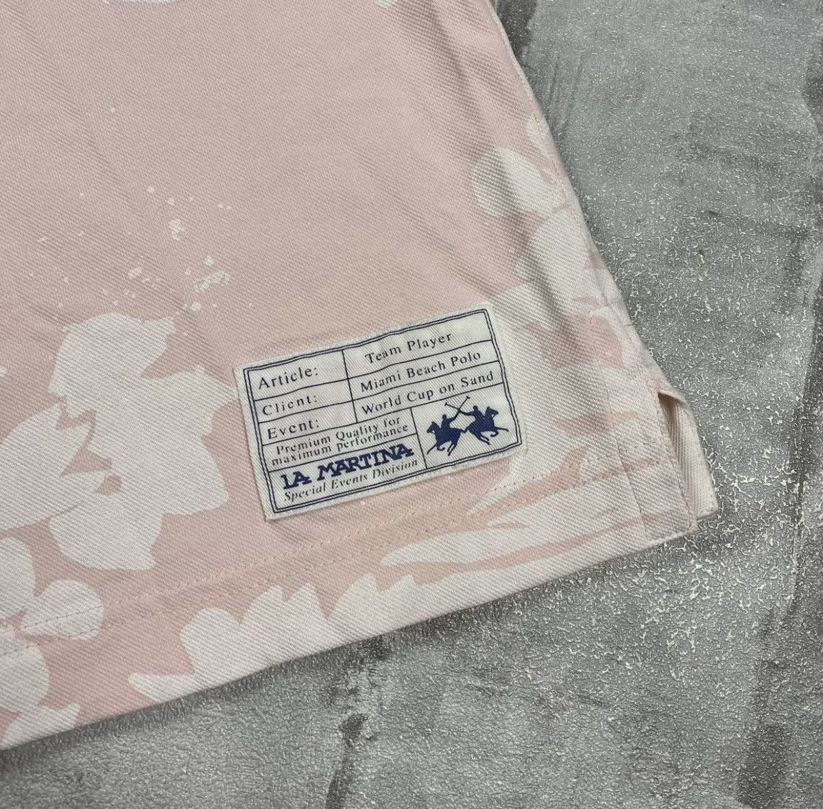 La Martina LA MARTINA PINK POLO T-SHIRT Size US XXL / EU 58 / 5 - 6 Thumbnail