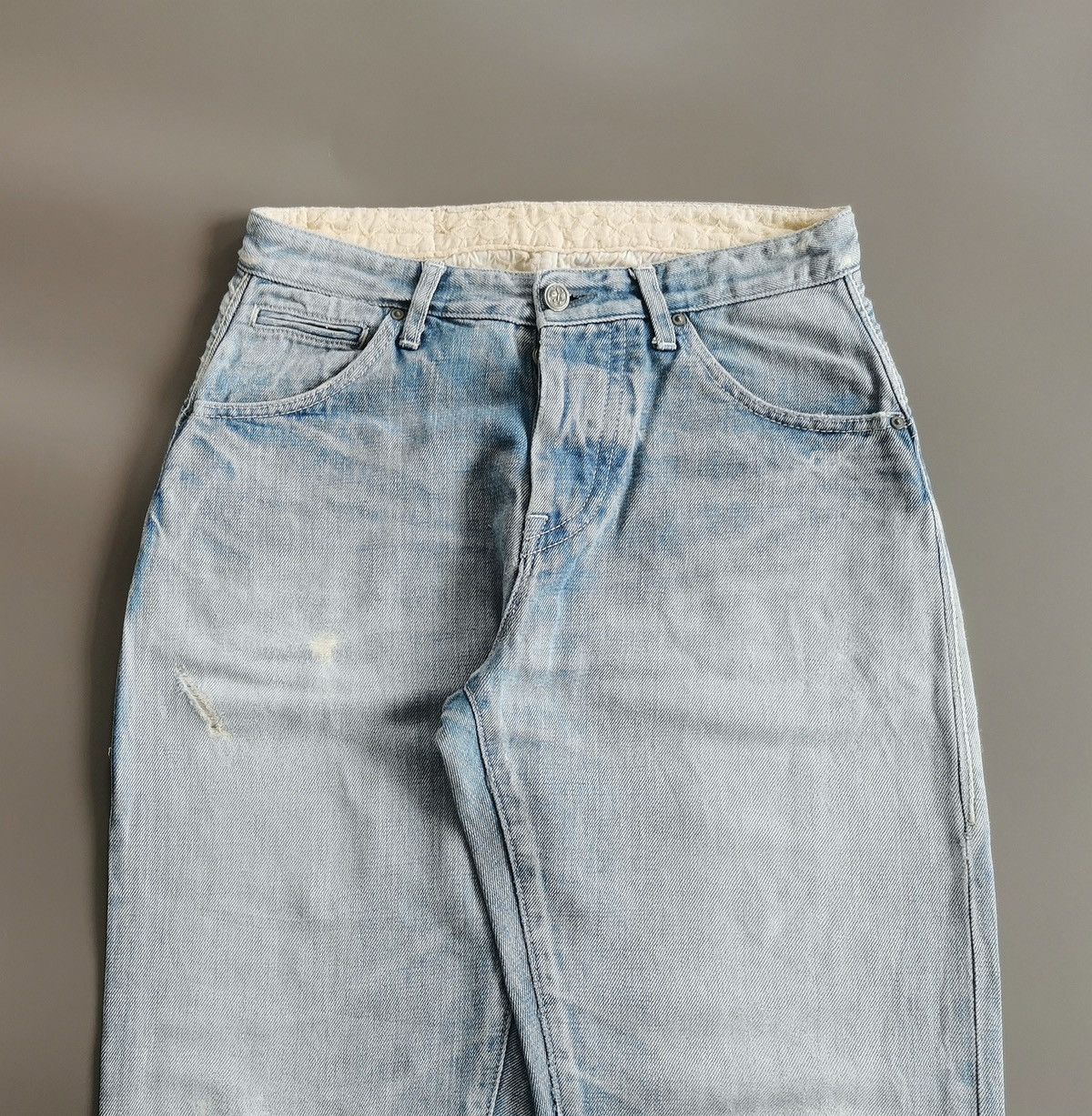 mina perhonen Mina Perhonen Selvedge Classic Curve Ripped Jeans Size 28" / US 6 / IT 42 - 5 Thumbnail