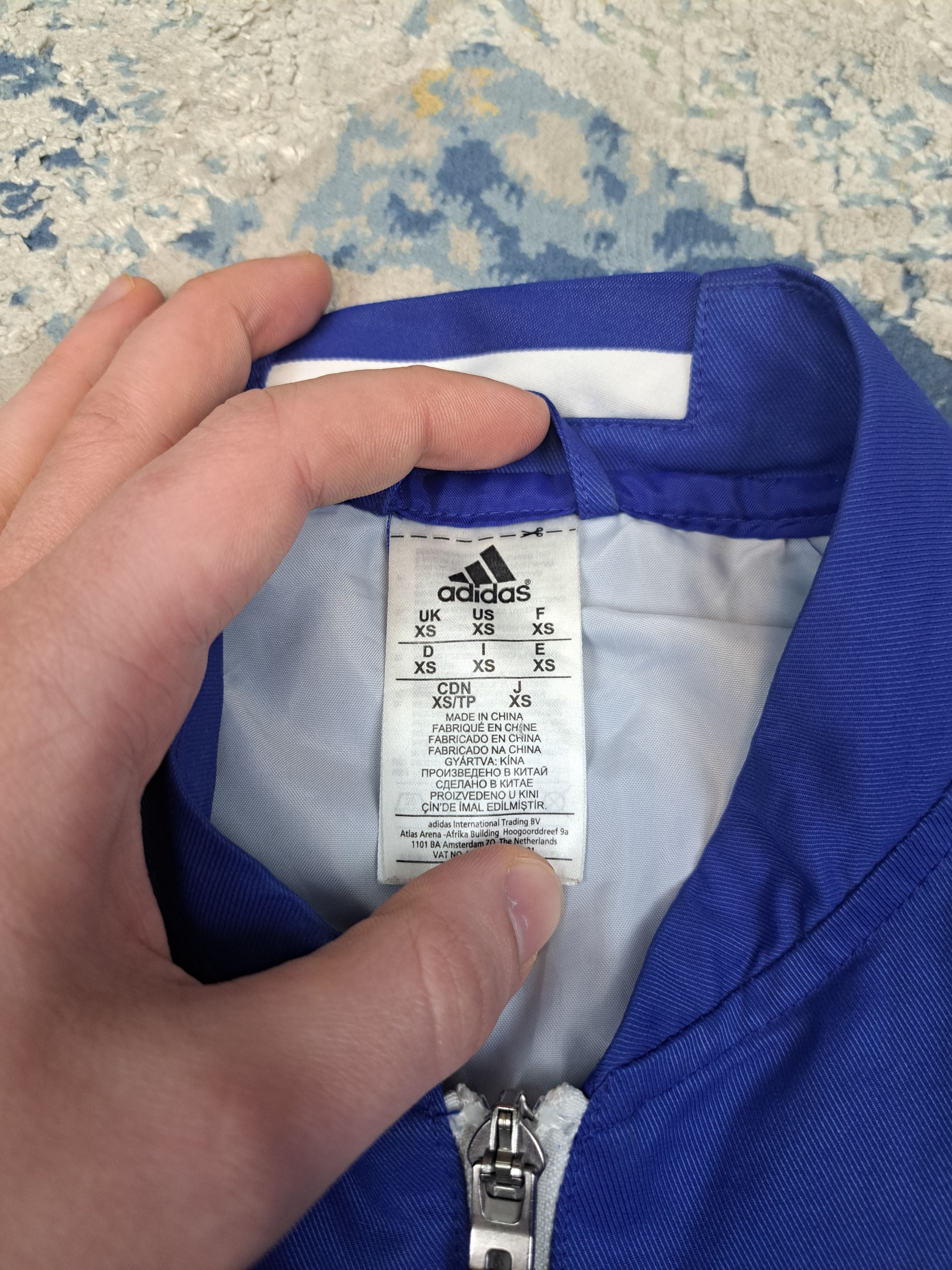 Adidas Adidas x Chelsea Light Trainig Jacket Blokecore Soccer Size US XS / EU 42 / 0 - 7 Thumbnail