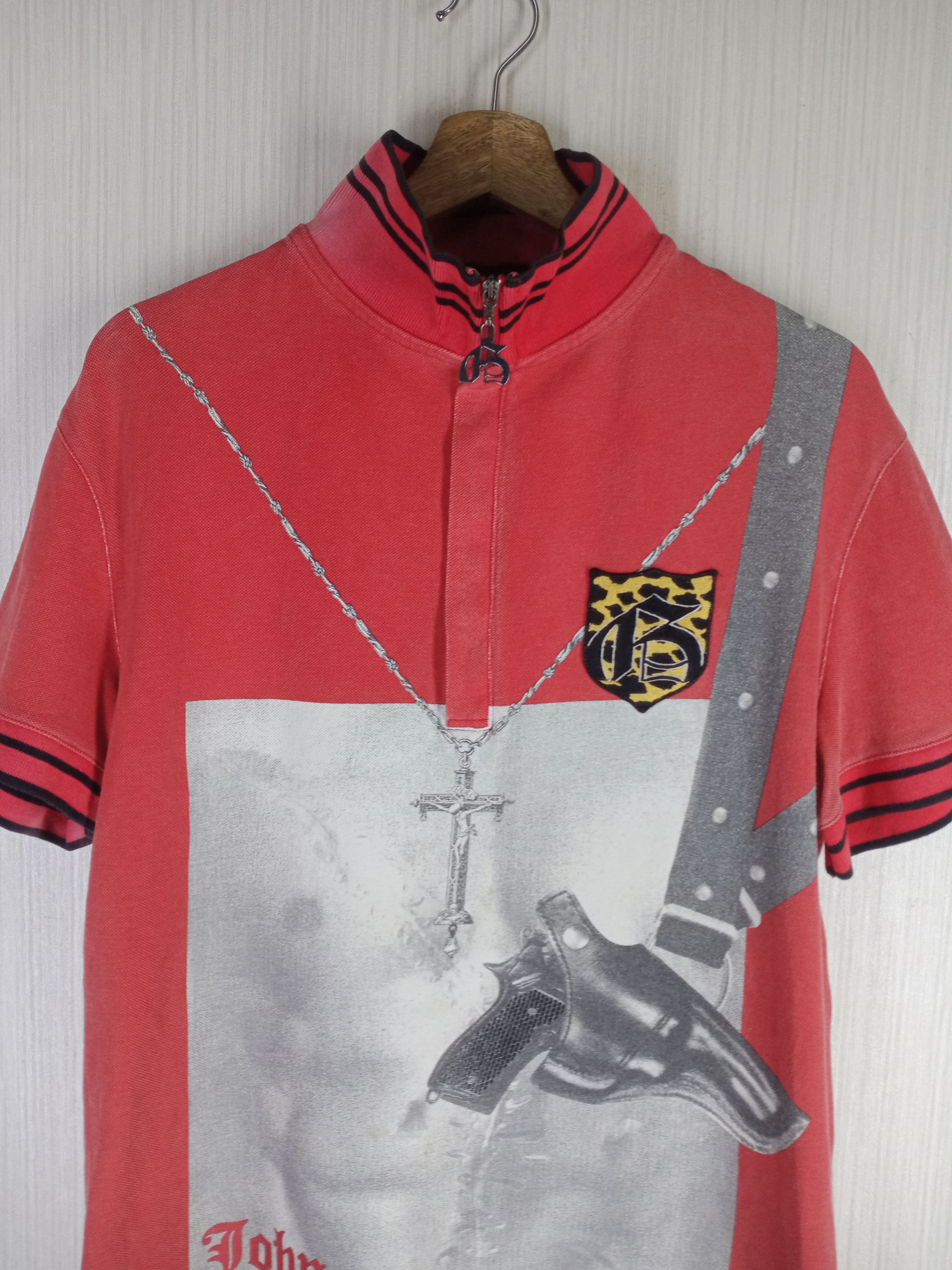 John Galliano Rare John Galliano Polo Shirt Size US L / EU 52-54 / 3 - 4 Thumbnail
