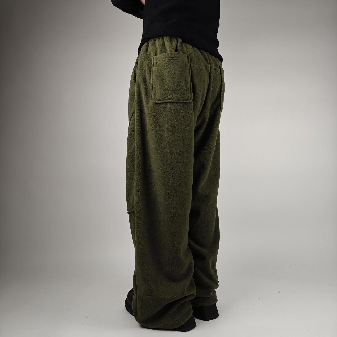 Other Green Wide Leg Panelled Joggers Size US 32 / EU 48 - 4 Thumbnail