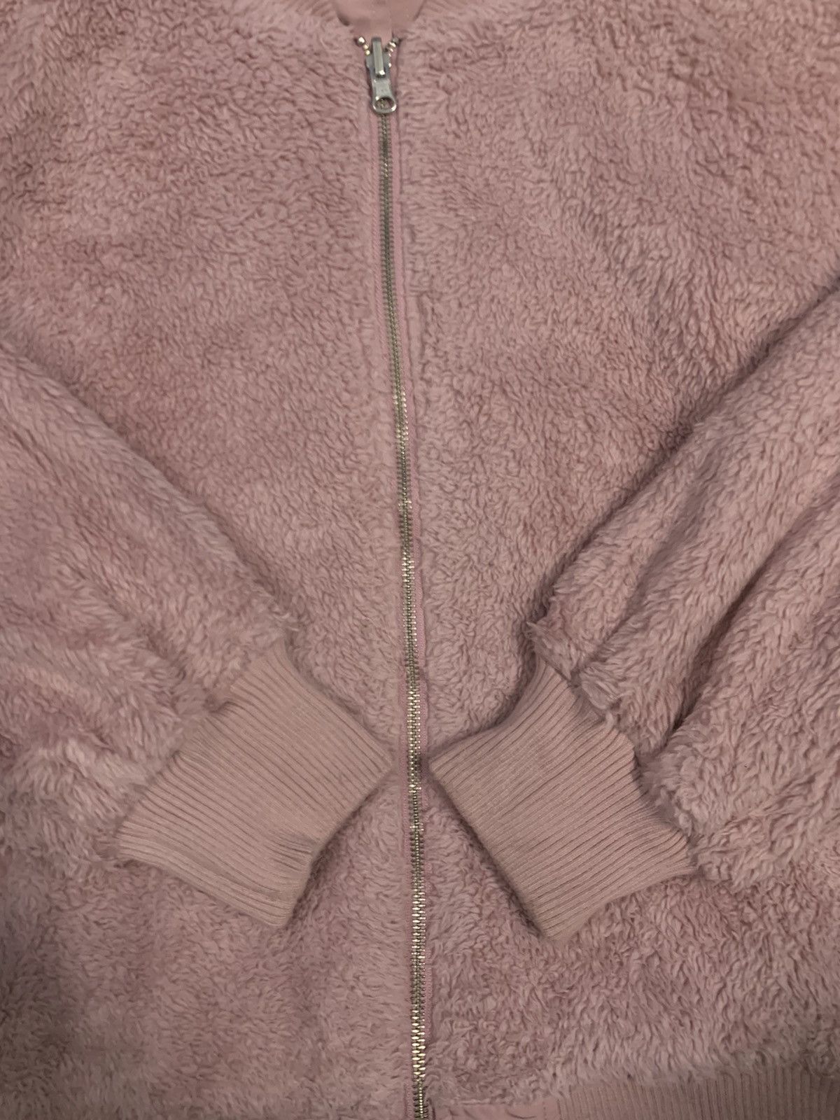 Hysteric Glamour Japanese Love Toxic Pink Reversible Fleece Bomber Jacket Size L / US 10 / IT 46 - 20 Thumbnail