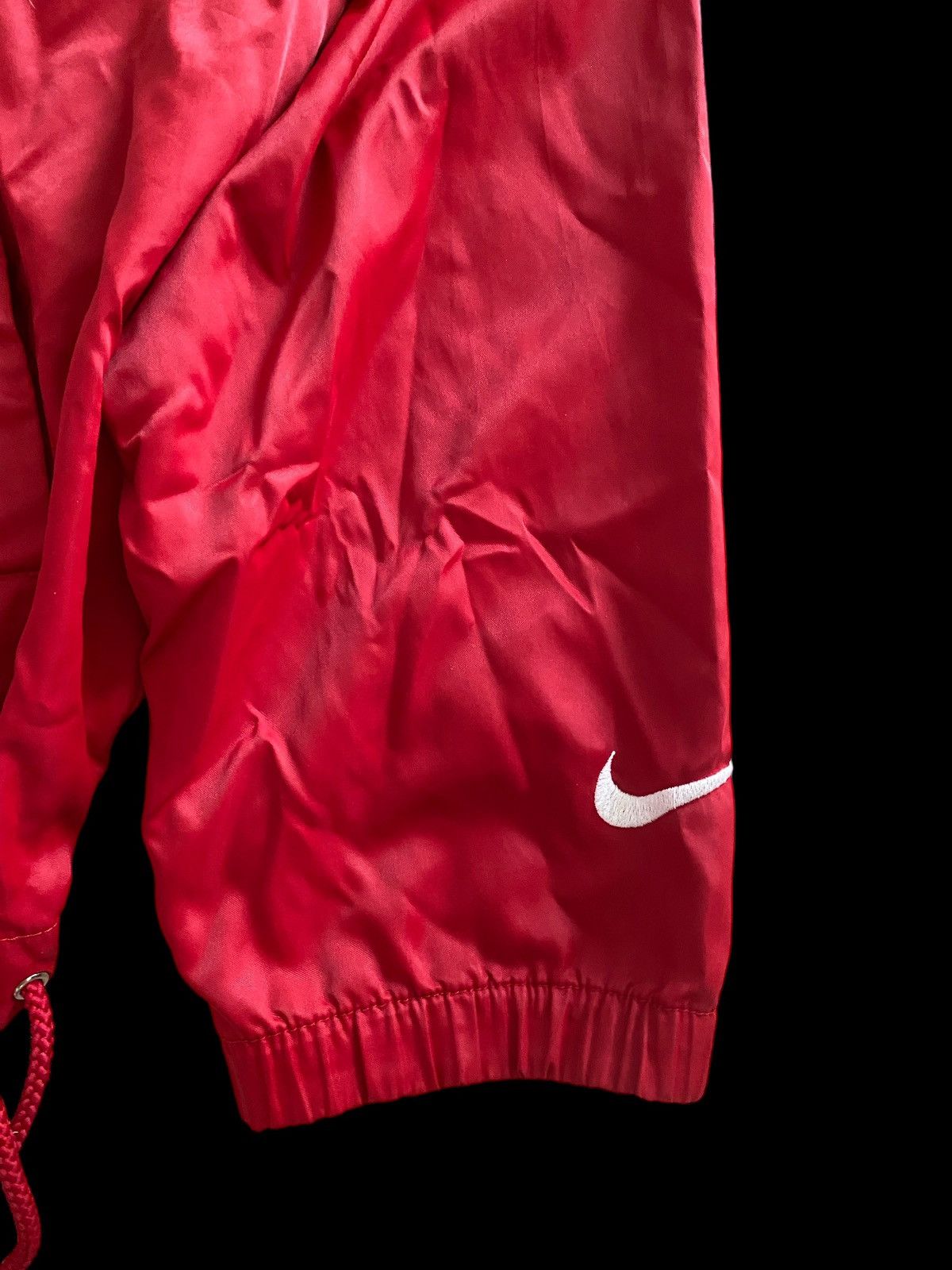 Nike NIKE Vintage logo Red colour oversized hoodie light jacket Size US L / EU 52-54 / 3 - 8 Thumbnail