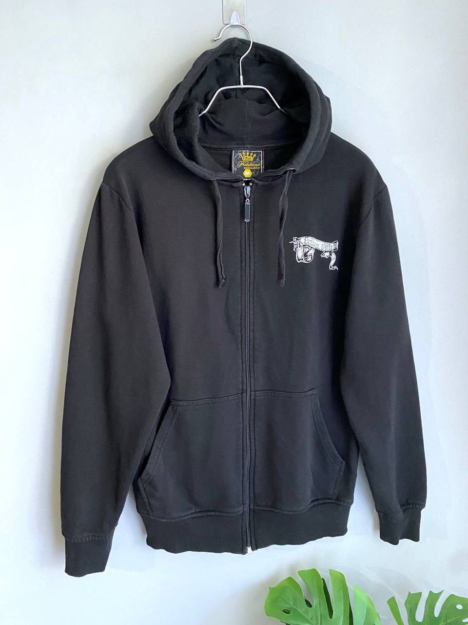 Vintage Vintage Fishbone Rock N Roll Graphic Print Y2K Zip Hoodie M Size US M / EU 48-50 / 2 - 6 Thumbnail