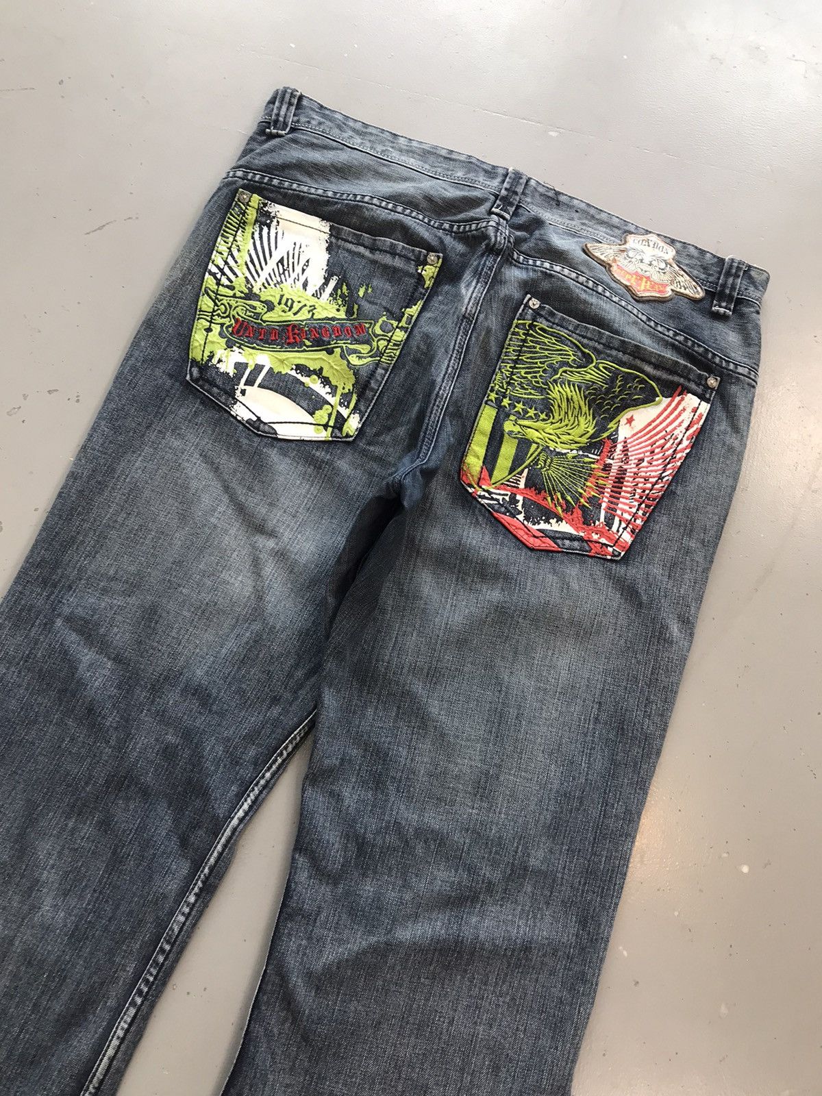 JNCO × Pepe Jeans × Vintage Vintage Pepe London jeans eagle 🦅 embroidered denim Size US 42 / EU 58 - 11 Thumbnail