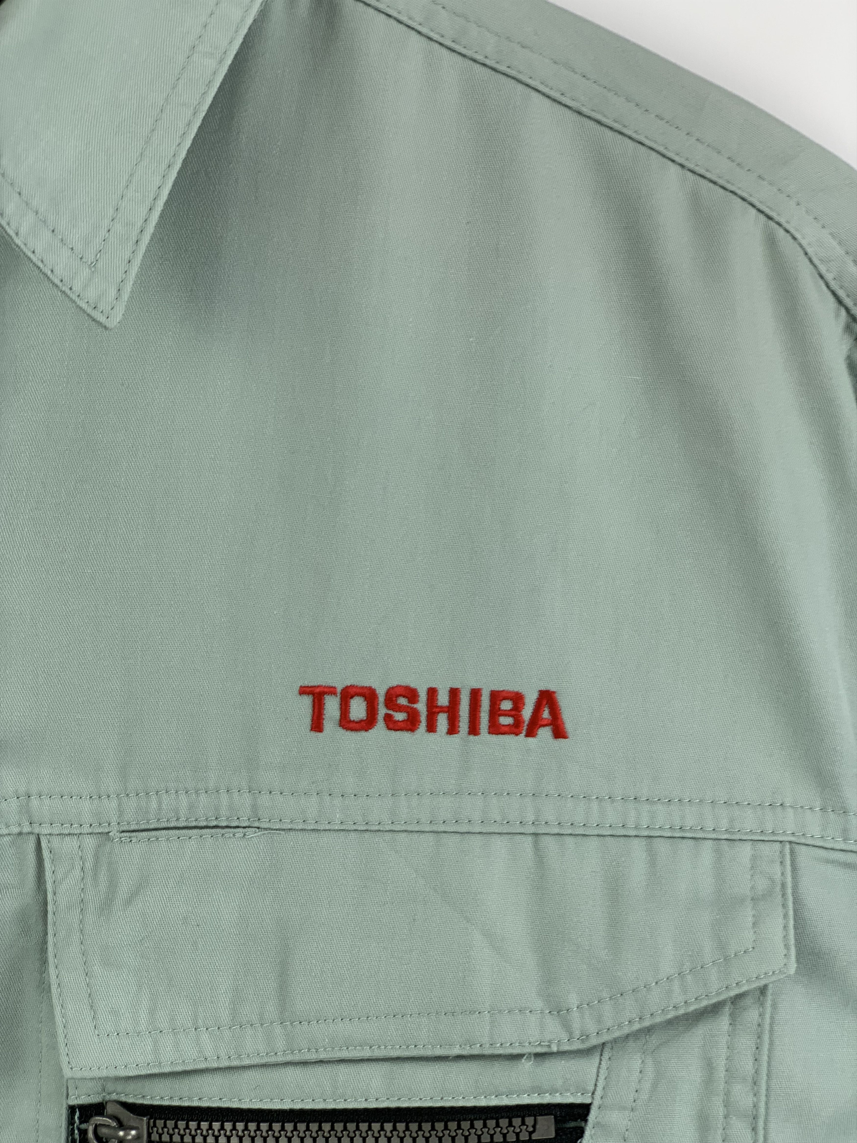 Japanese Brand Vintage Japanese Brand Toshiba Worker Jacket J1616 Size US L / EU 52-54 / 3 - 8 Thumbnail