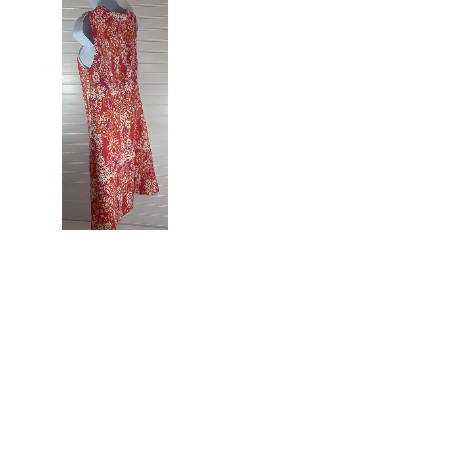 Vintage Kensie Dress Womens 4 Orange Pink Women Sleeveless Lined Sundress Size Floral Pattern EUC Size S / US 4 / IT 40 - 9 Thumbnail