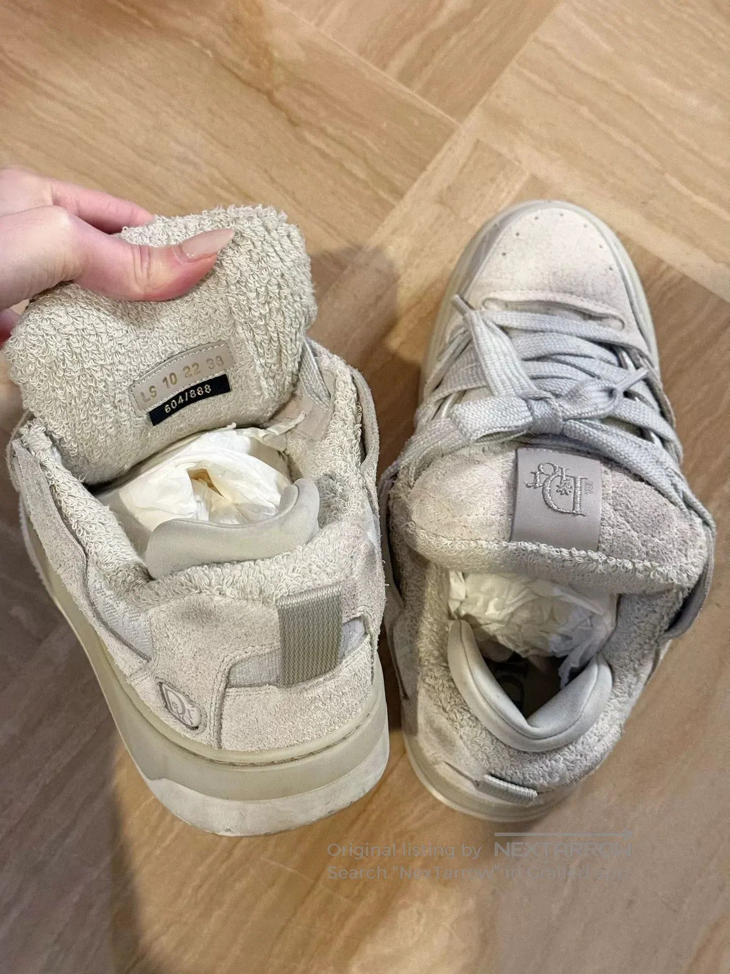 Dior DIOR BY ERL Oblique Skate Sneakers Limited. Size US 5 / EU 37 - 4 Thumbnail