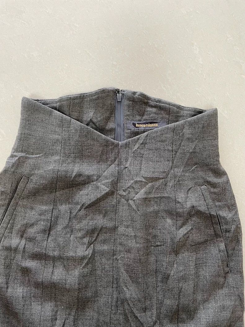 Issey Miyake issey miyake size:s Light grey straight skirt 2505-Nextarr Size 31" - 4 Thumbnail