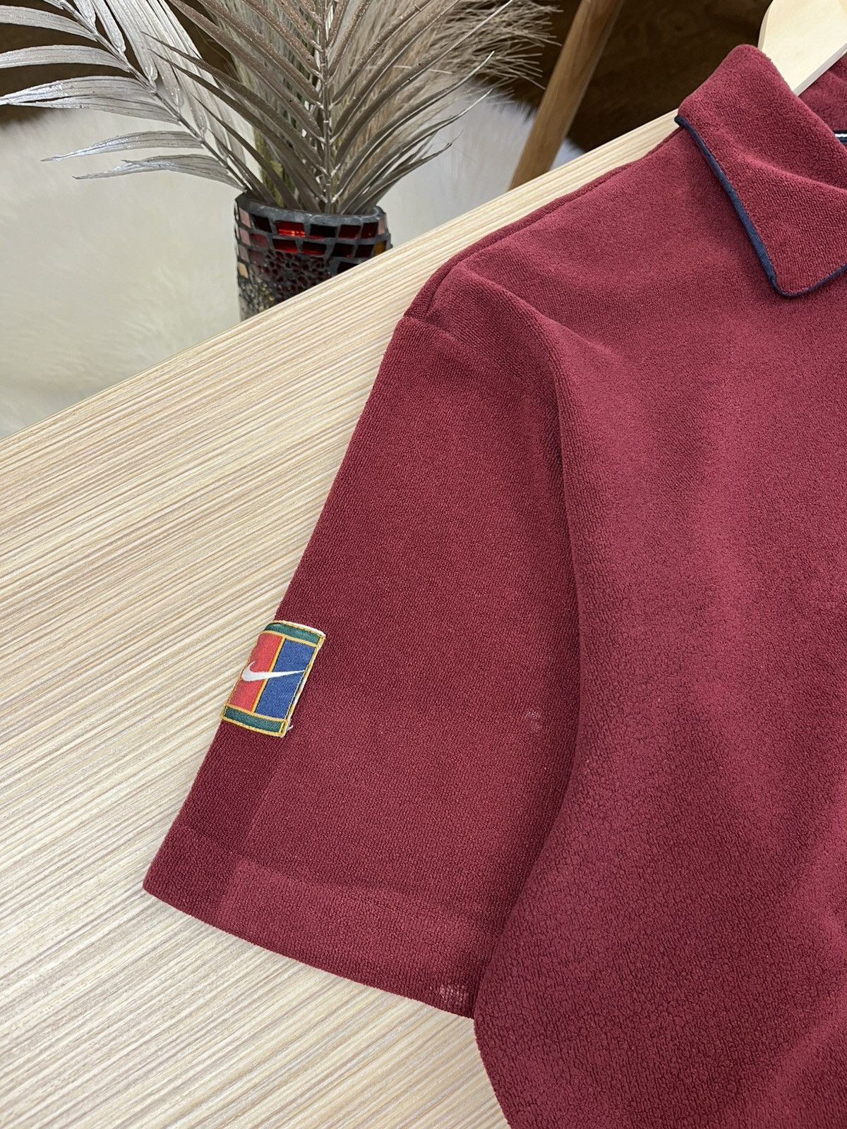 Nike × Vintage Nike Tennis Court Vintage Polo T-Shirt 90s Size US XL / EU 56 / 4 - 5 Thumbnail
