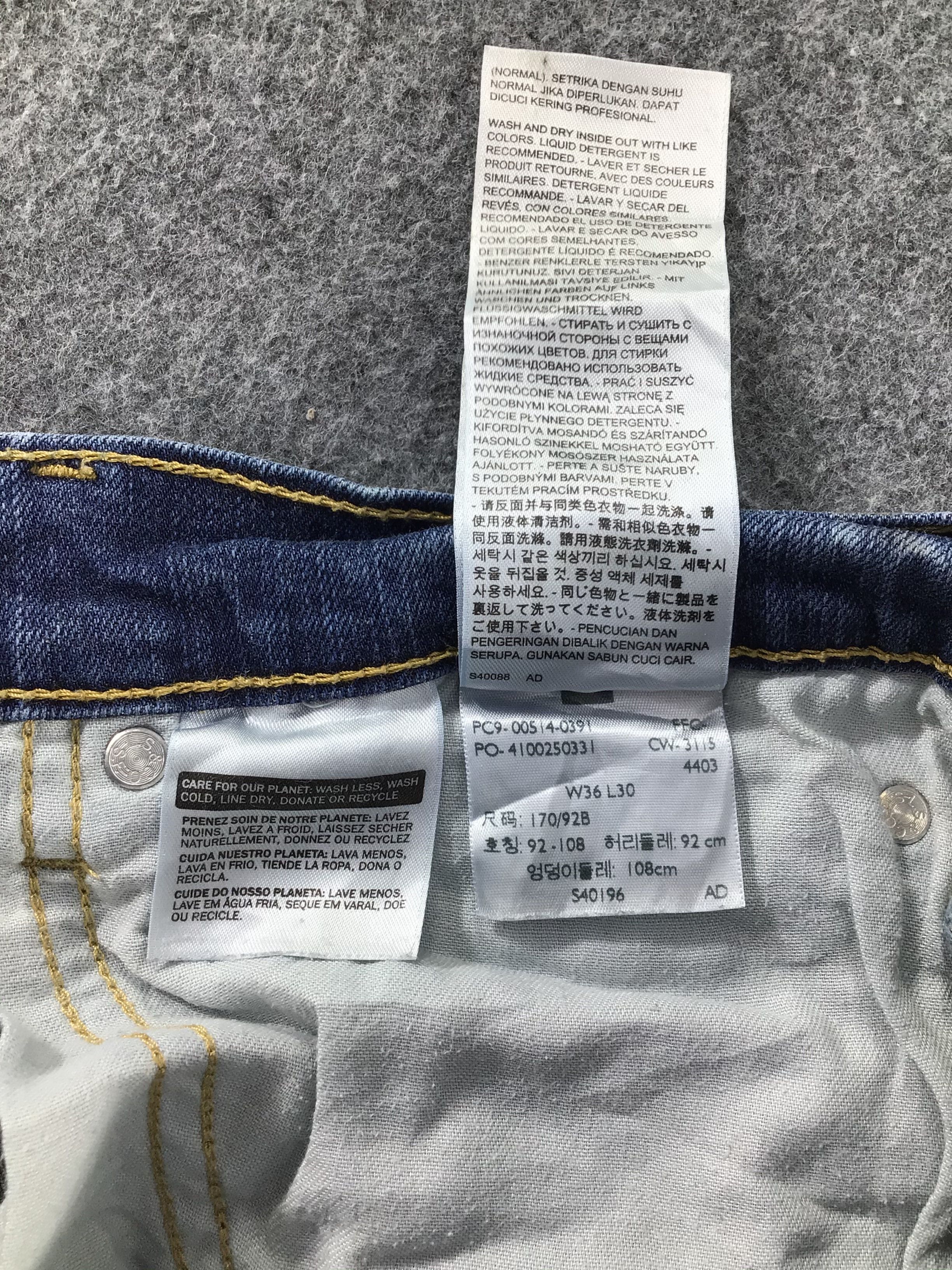 Levi's Vintage Levis 514 Jeans-J661 Size US 36 / EU 52 - 11 Thumbnail