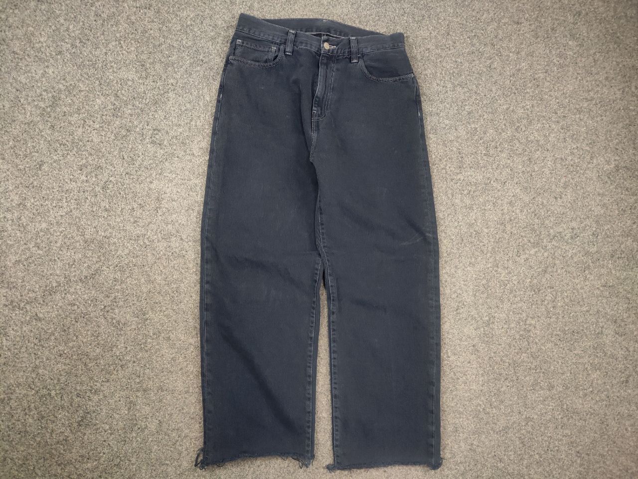 Carhartt Vintage Carhartt Wip Denim Jeans boiled effect loose ripped Size US 32 / EU 48 - 6 Thumbnail