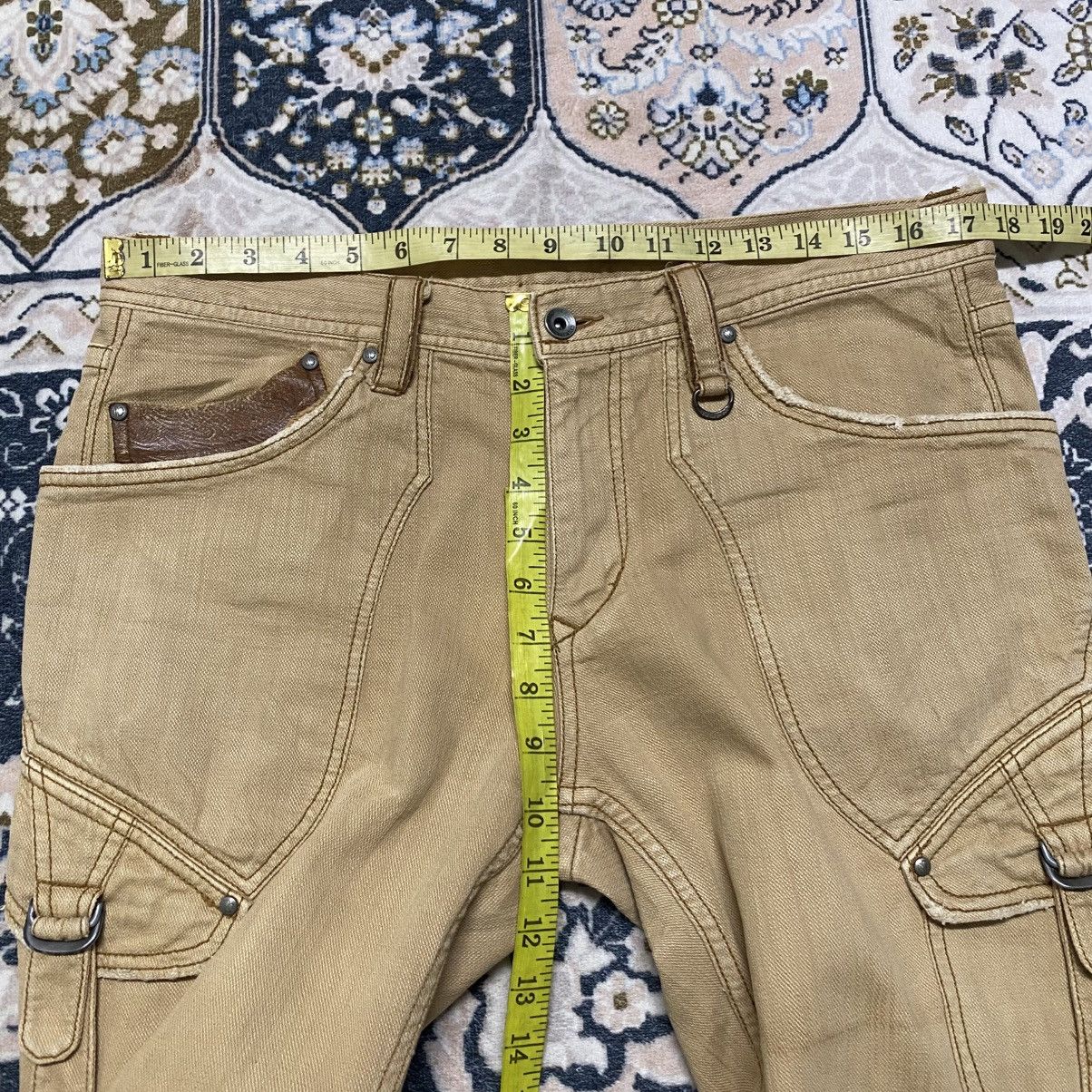 Nicole Club Y2K NCFM Denim Cargo Flare Pants Size US 34 / EU 50 - 21 Thumbnail