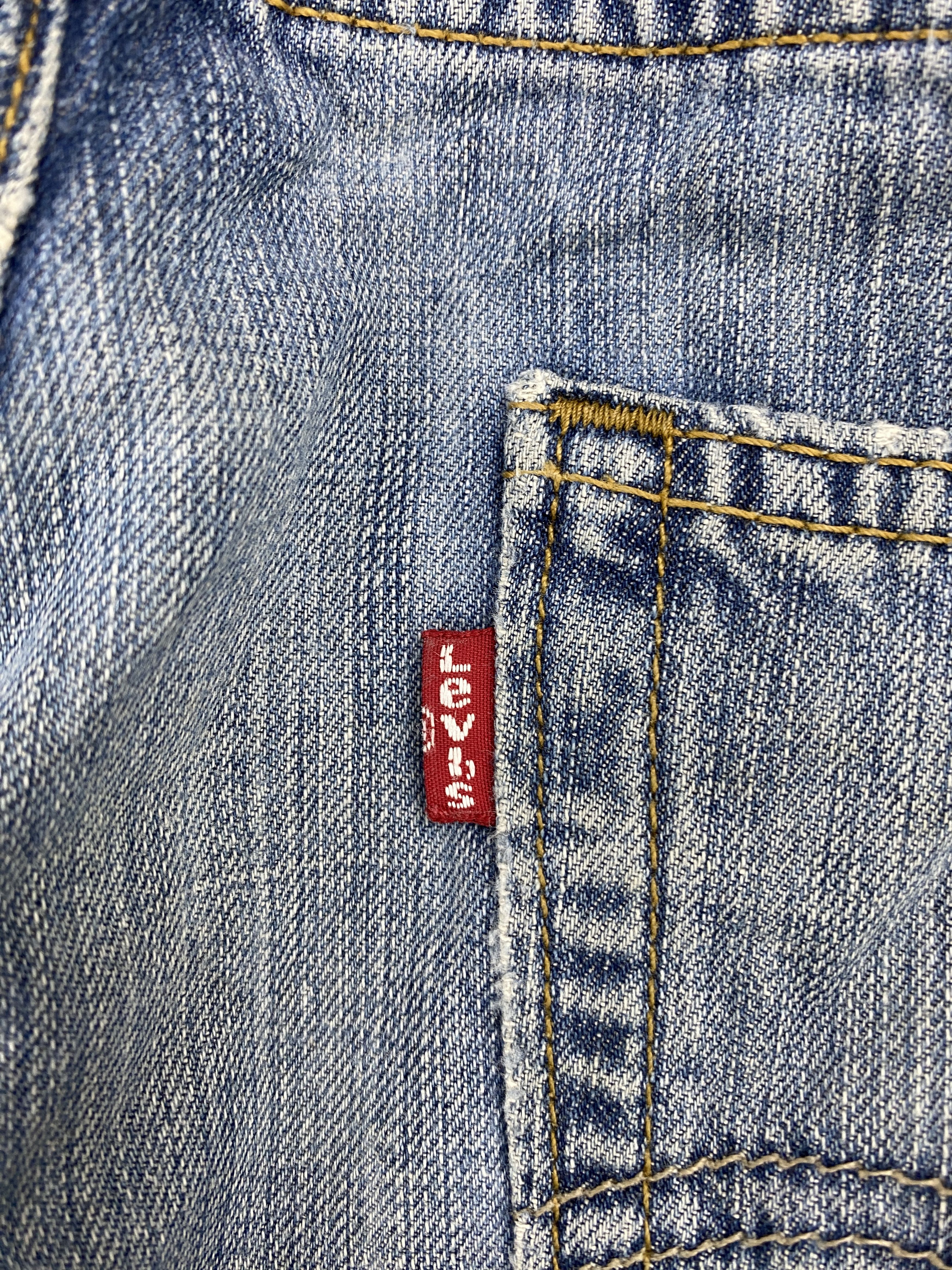 Levi's Vintage Levis 505 Faded Blue Jeans 33x29 S0040 Size US 33 - 6 Thumbnail